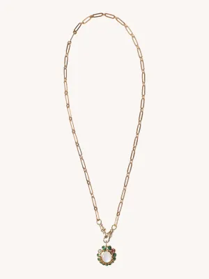 Jasmine Necklace with Tsavorite
