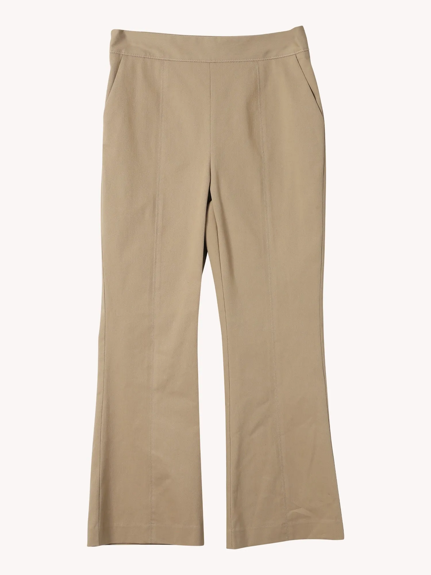 Kick Flare Crop Pant in Sand