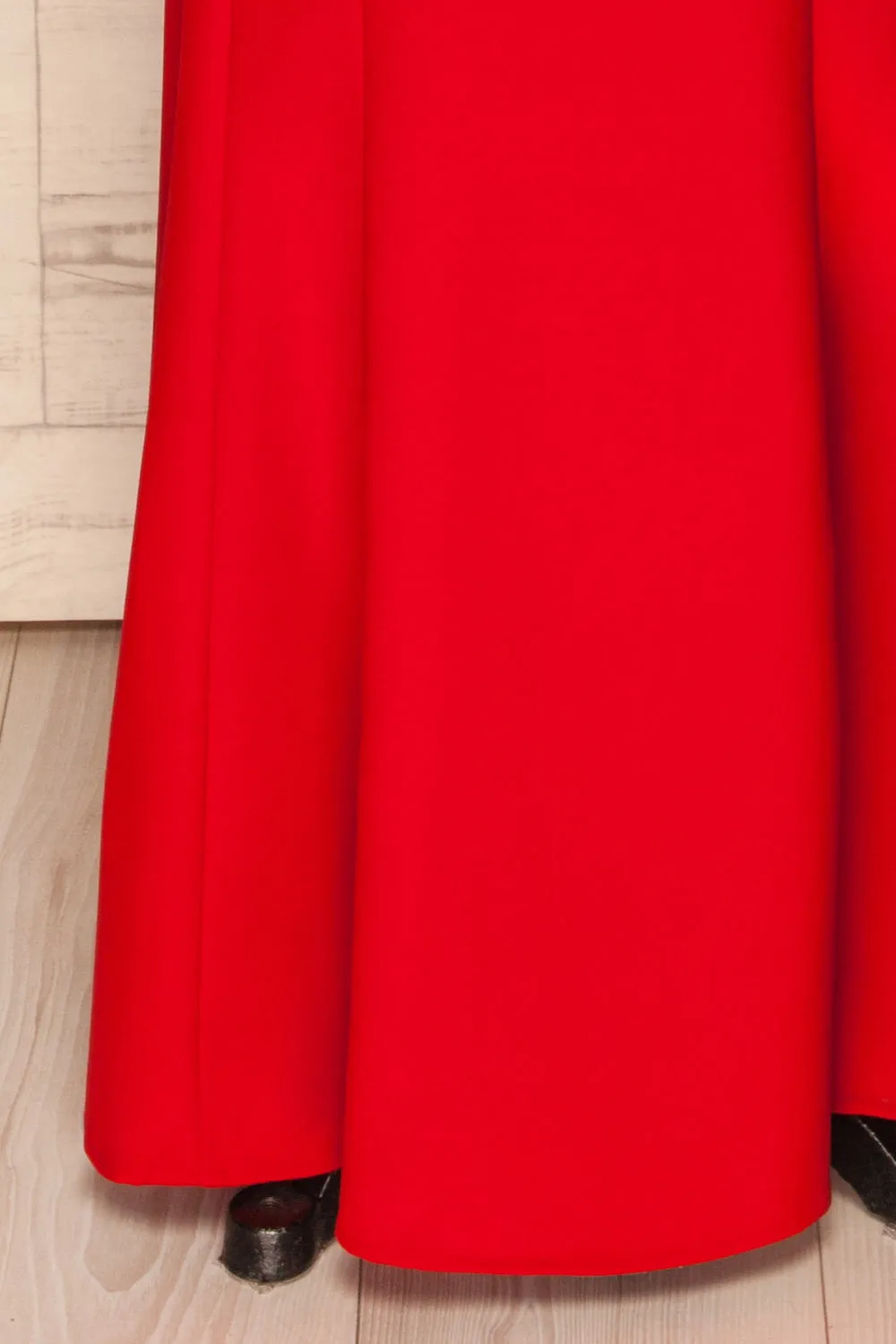 Lubomierz | Red Halter Maxi Dress
