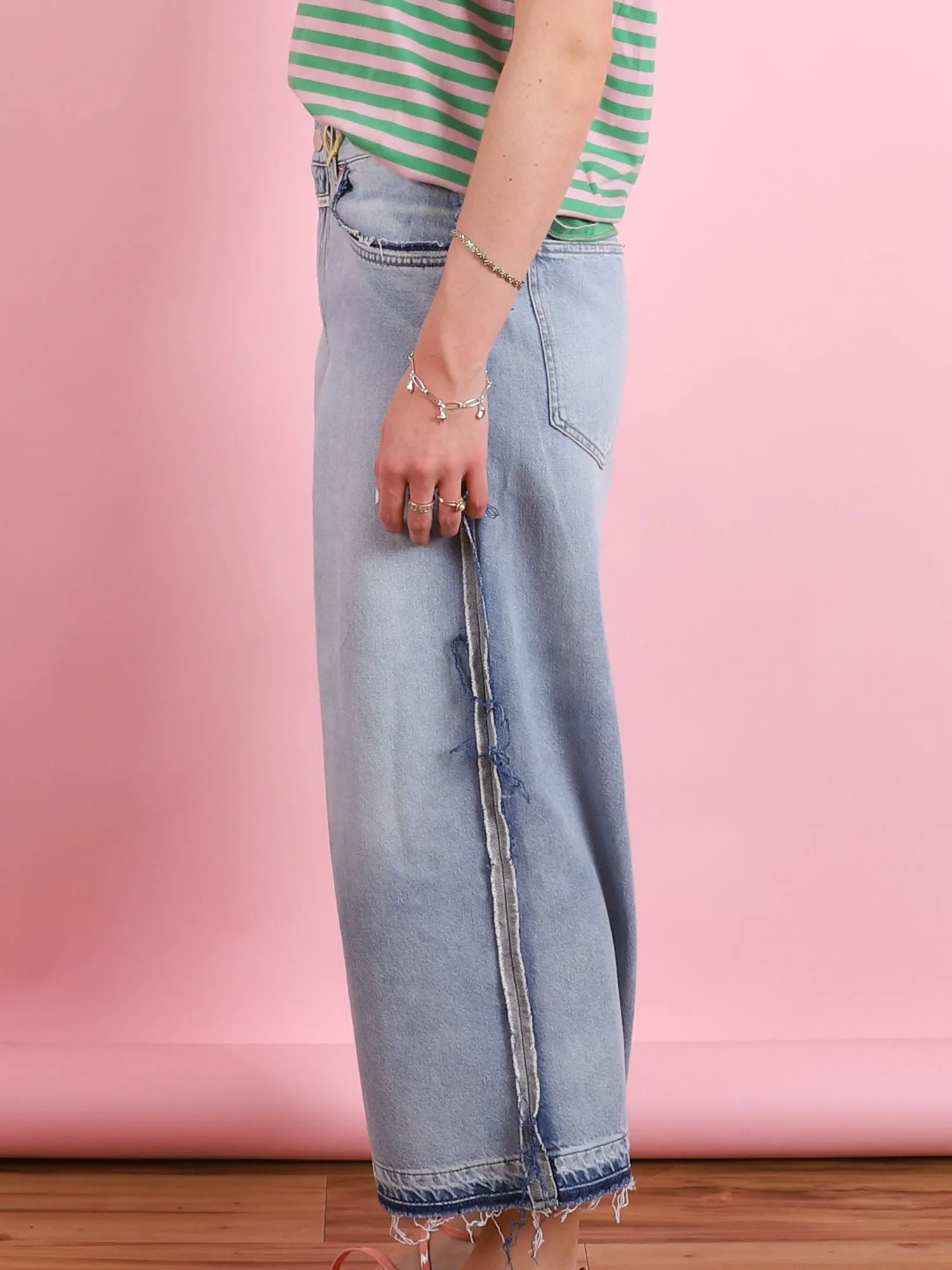 Lyna Contrast Seam Jean