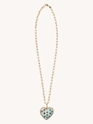 Medium Puff Heart Necklace