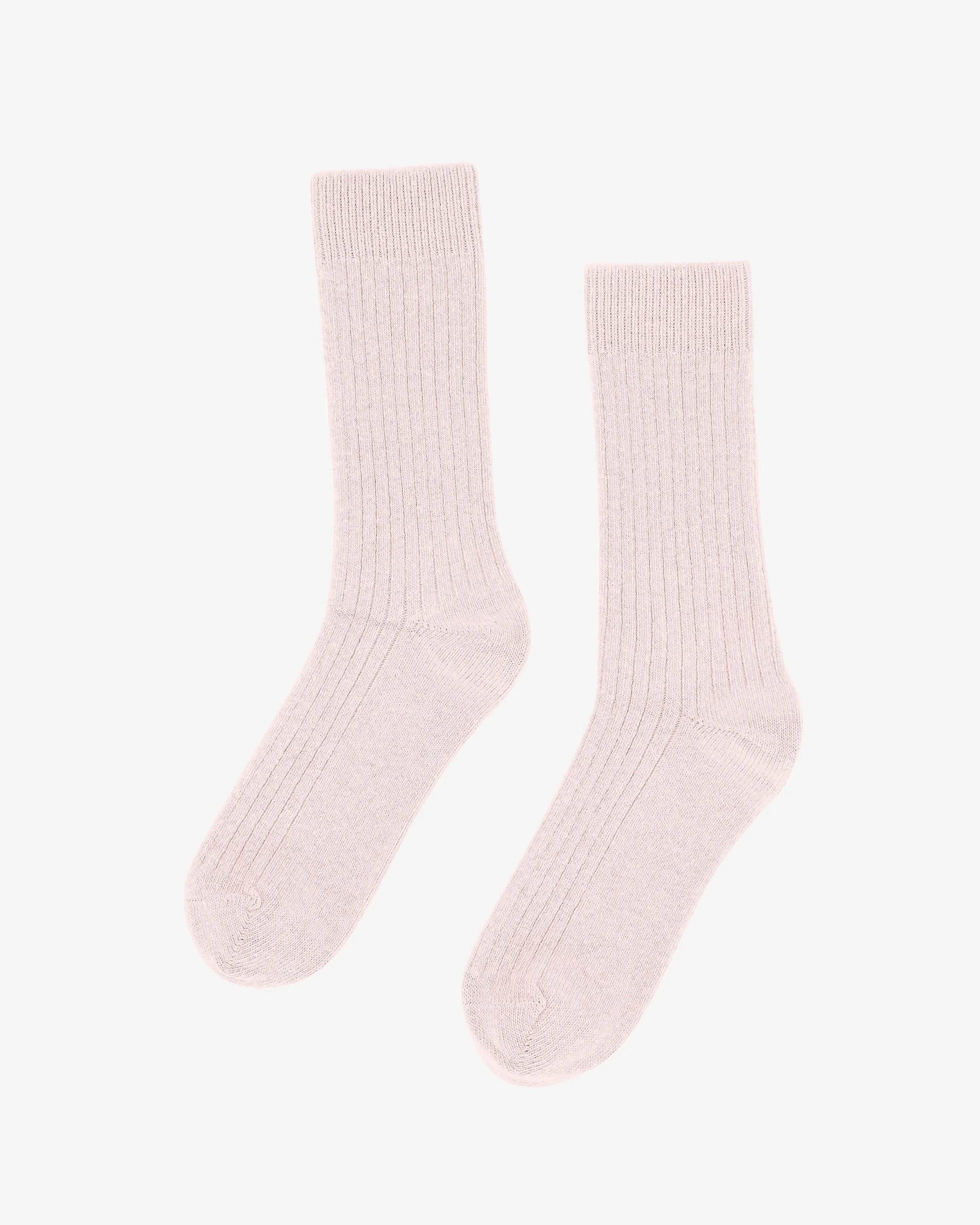 Merino Wool Blend Sock - Faded Pink