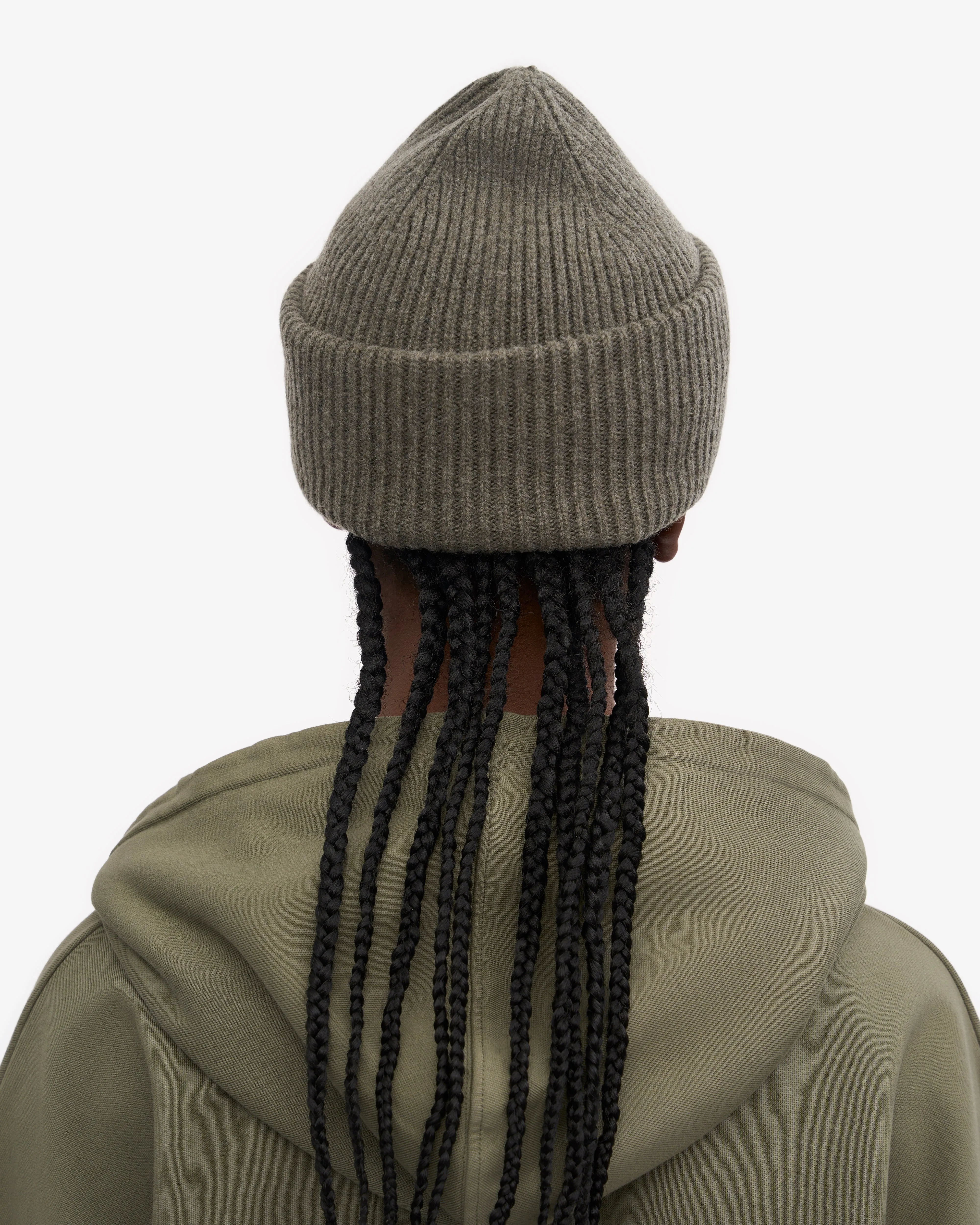 Merino Wool Hat - Dusty Olive