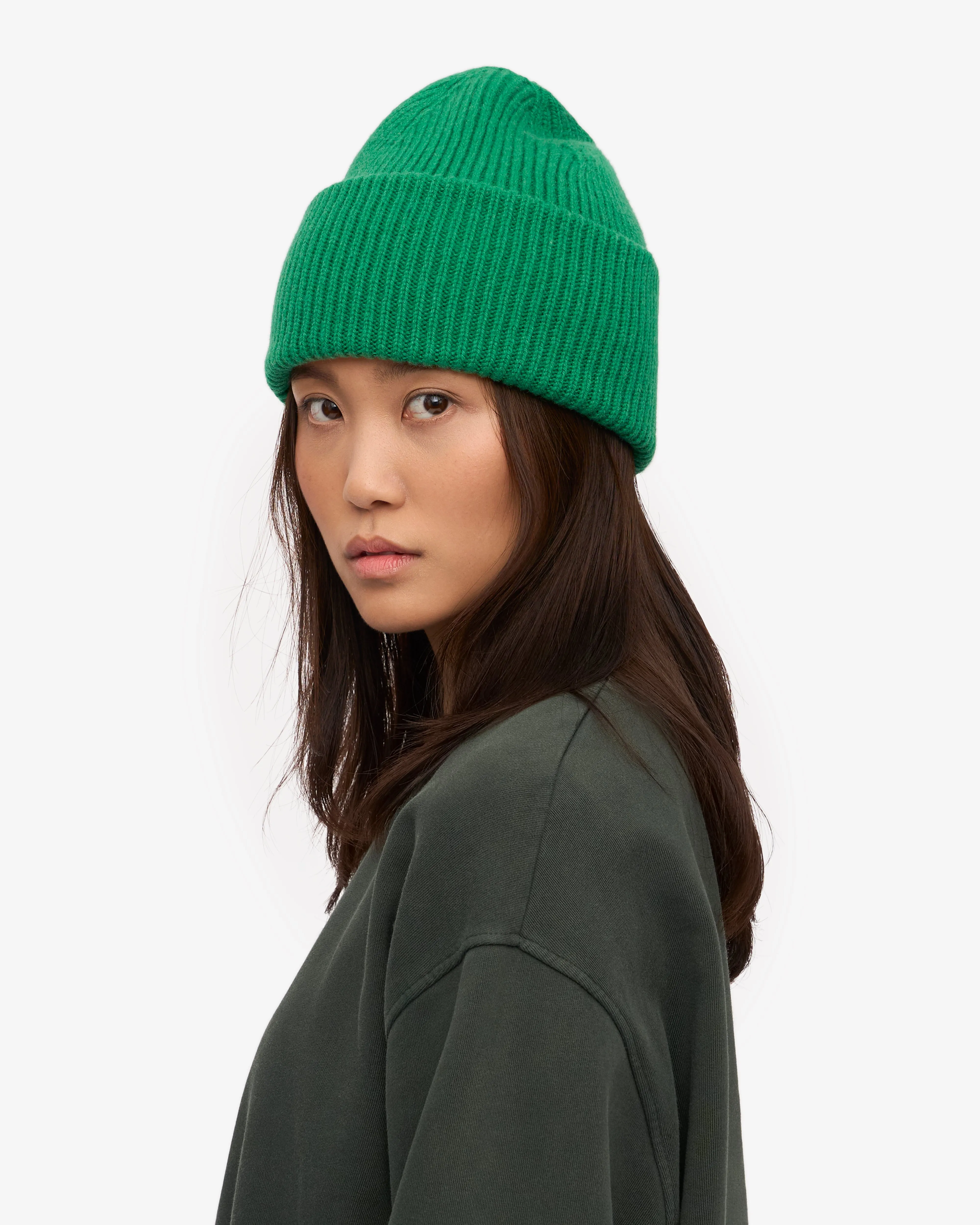 Merino Wool Hat - Kelly Green