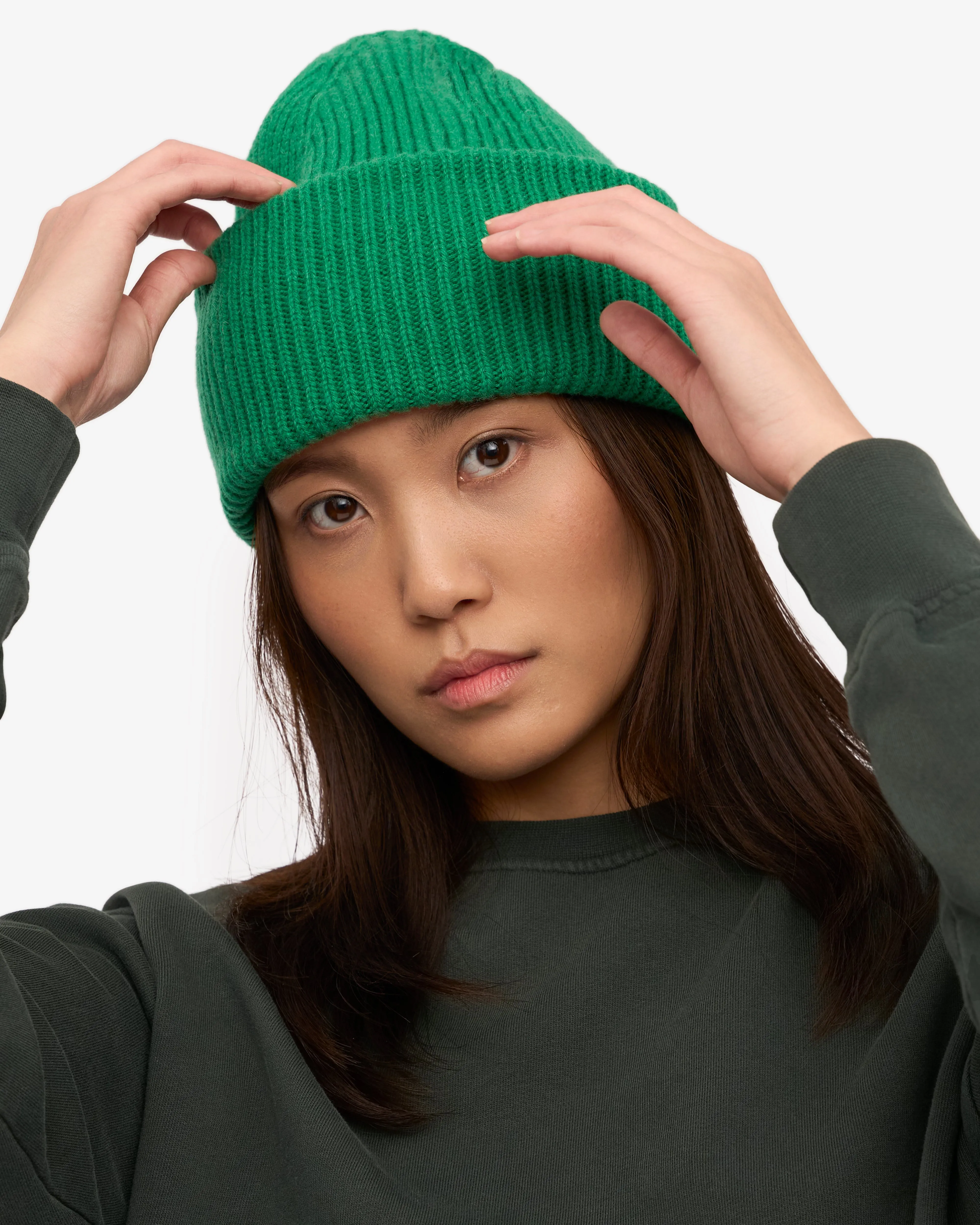 Merino Wool Hat - Kelly Green