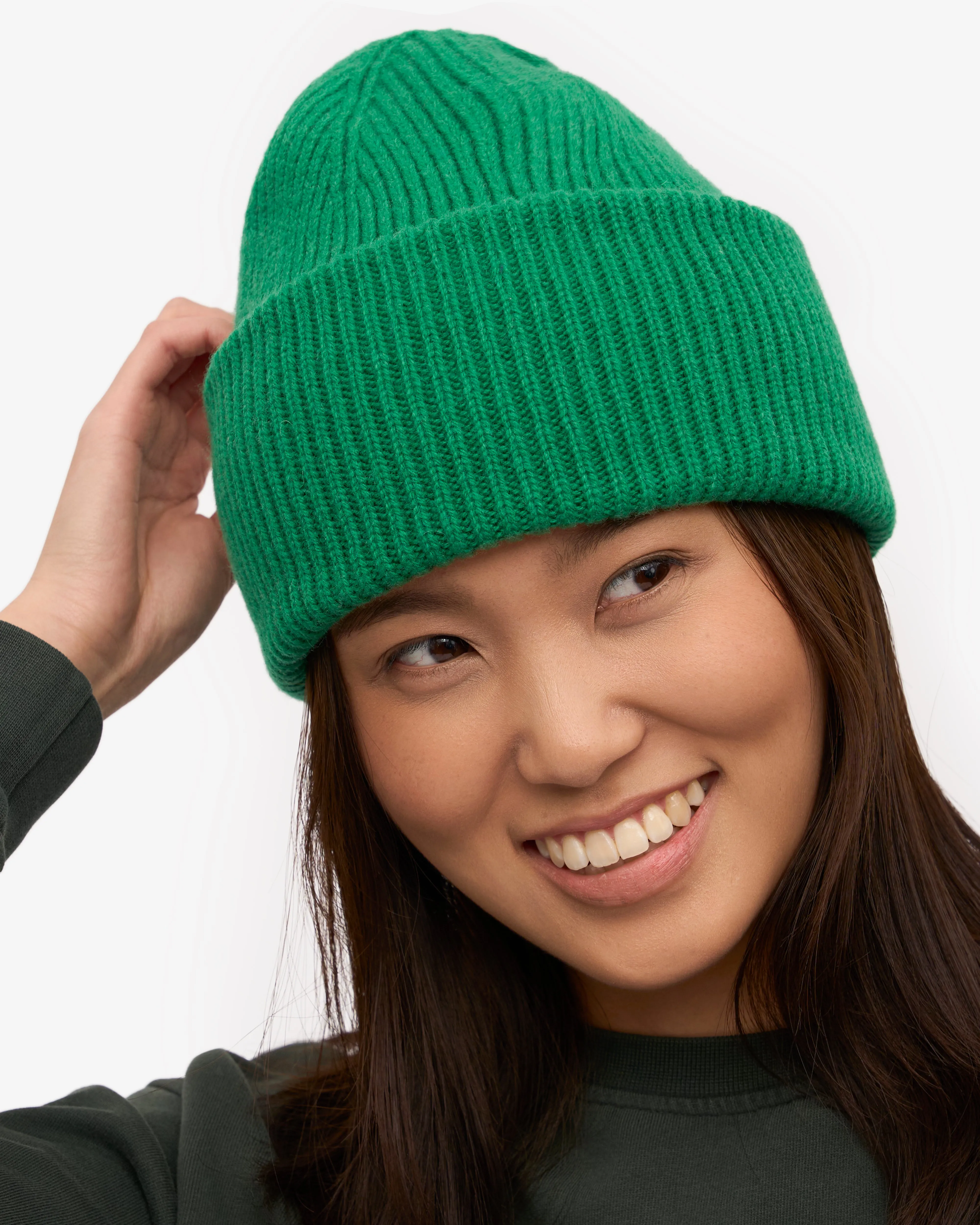 Merino Wool Hat - Kelly Green