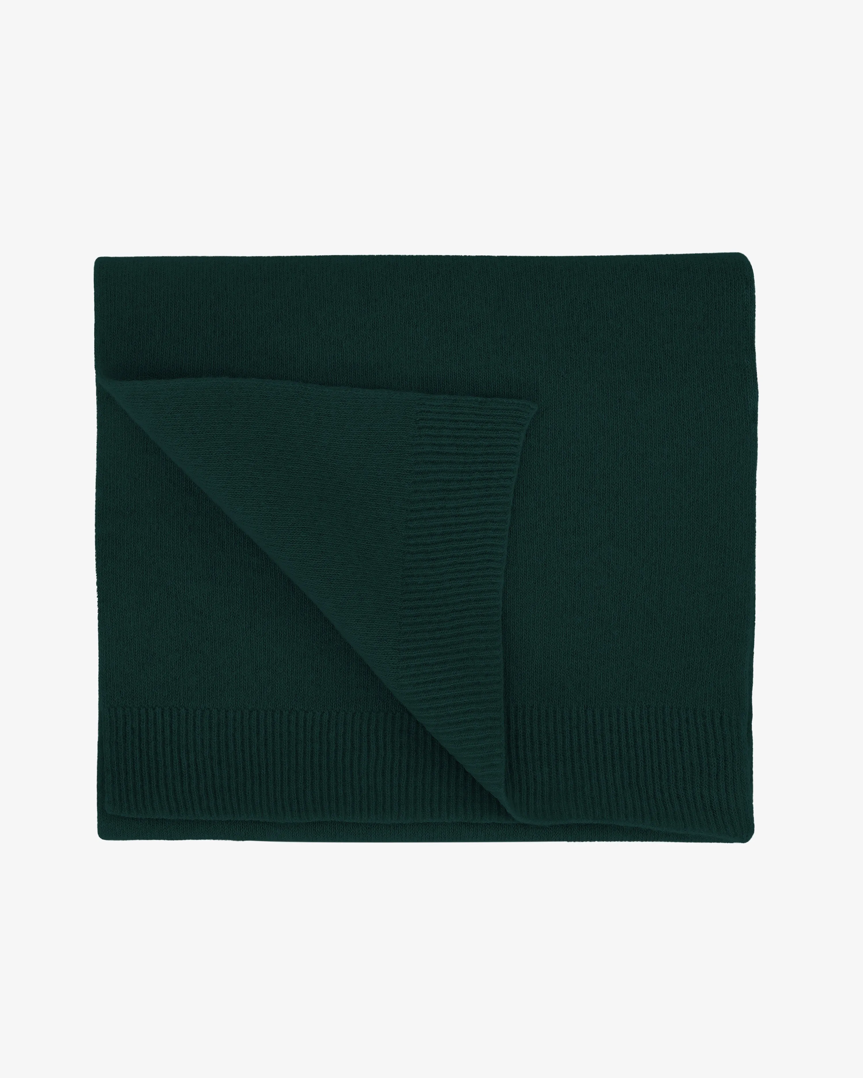 Merino Wool Scarf - Emerald Green