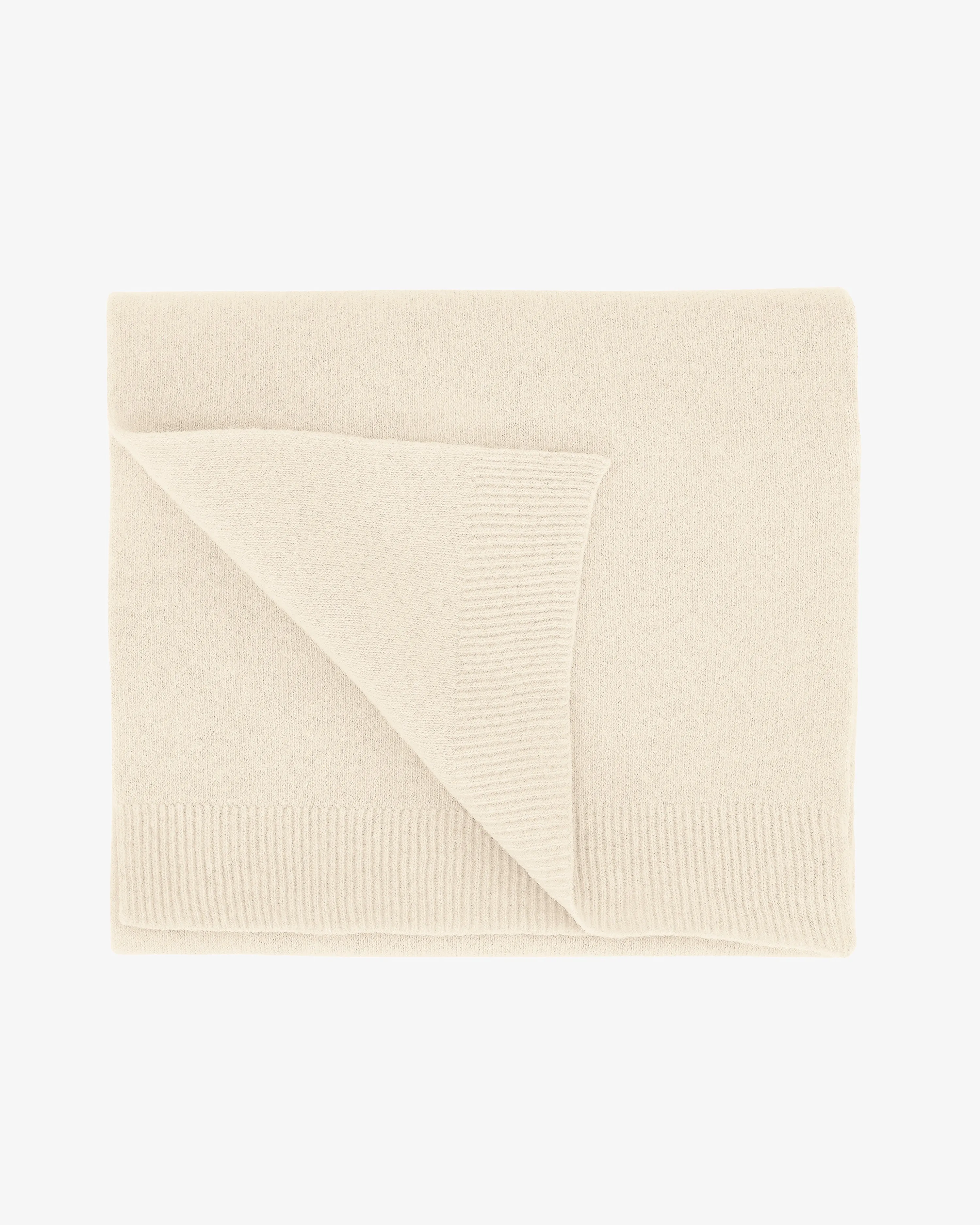 Merino Wool Scarf - Optical White