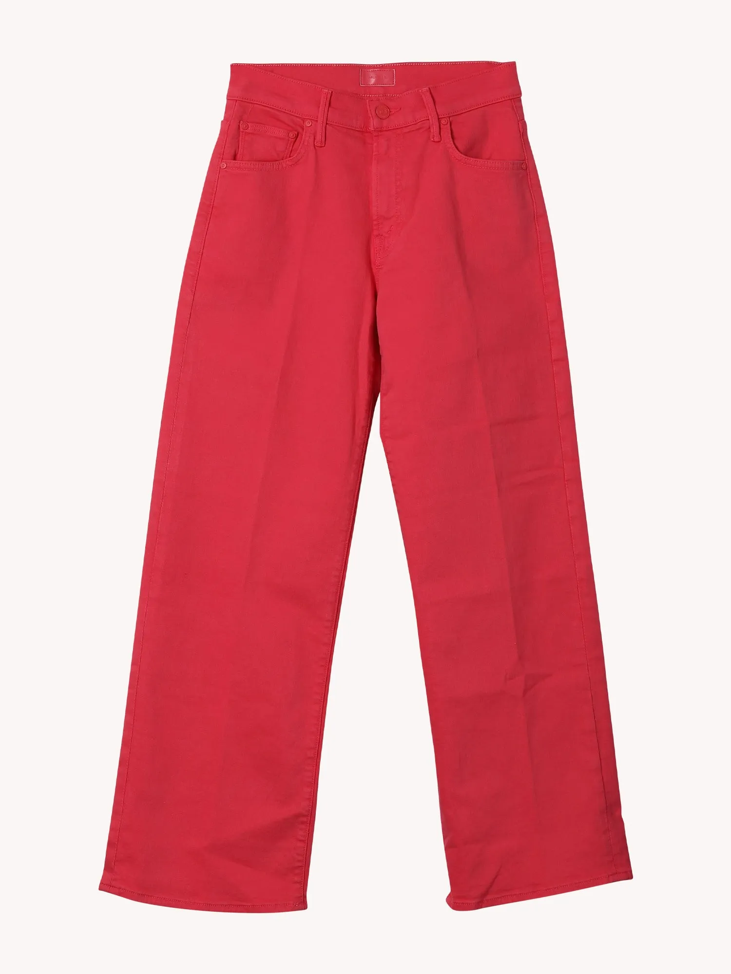 MID RISE MAVEN FLOOD JEAN IN ROUGE