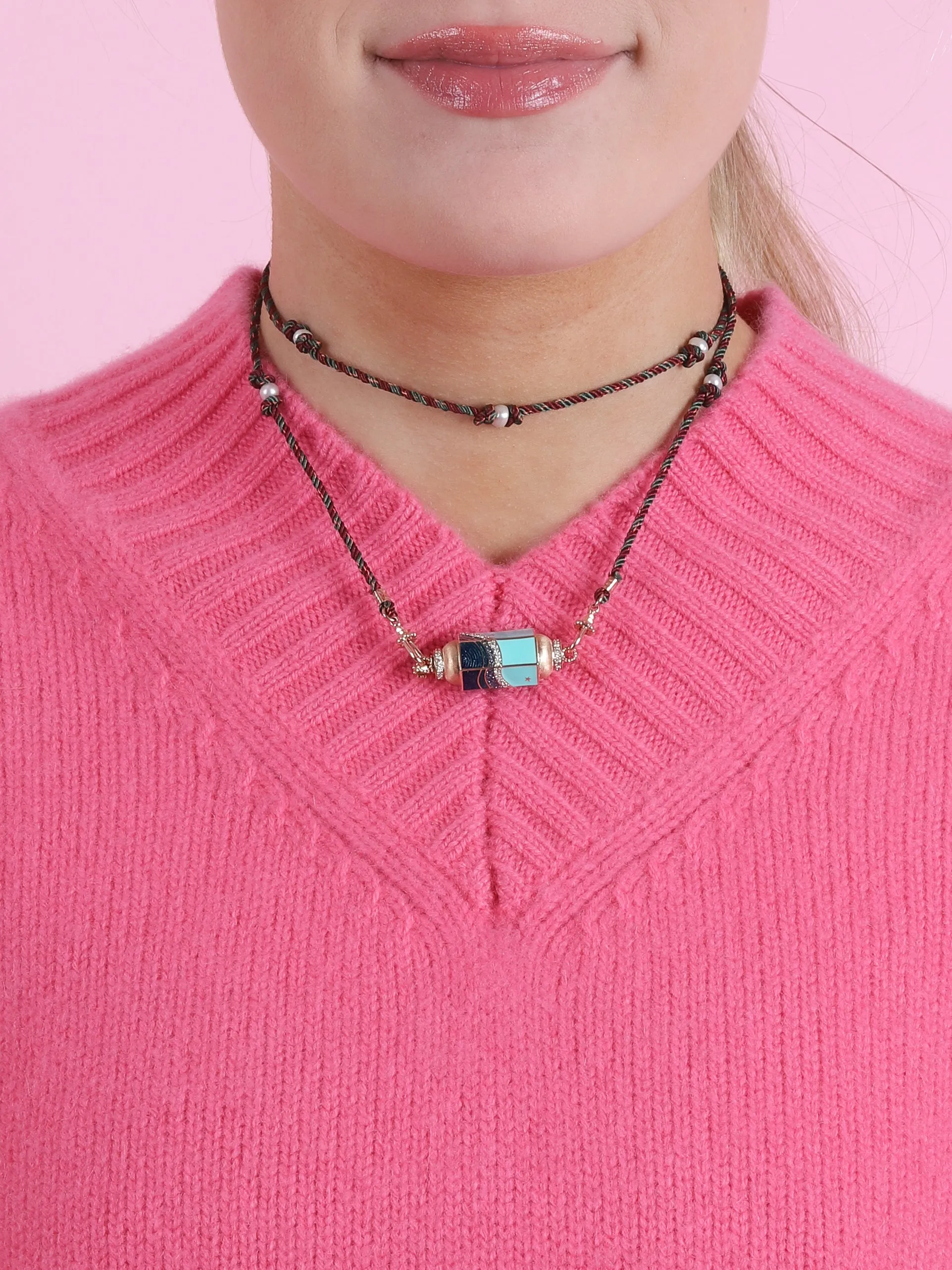 Milky Way Locket Necklace
