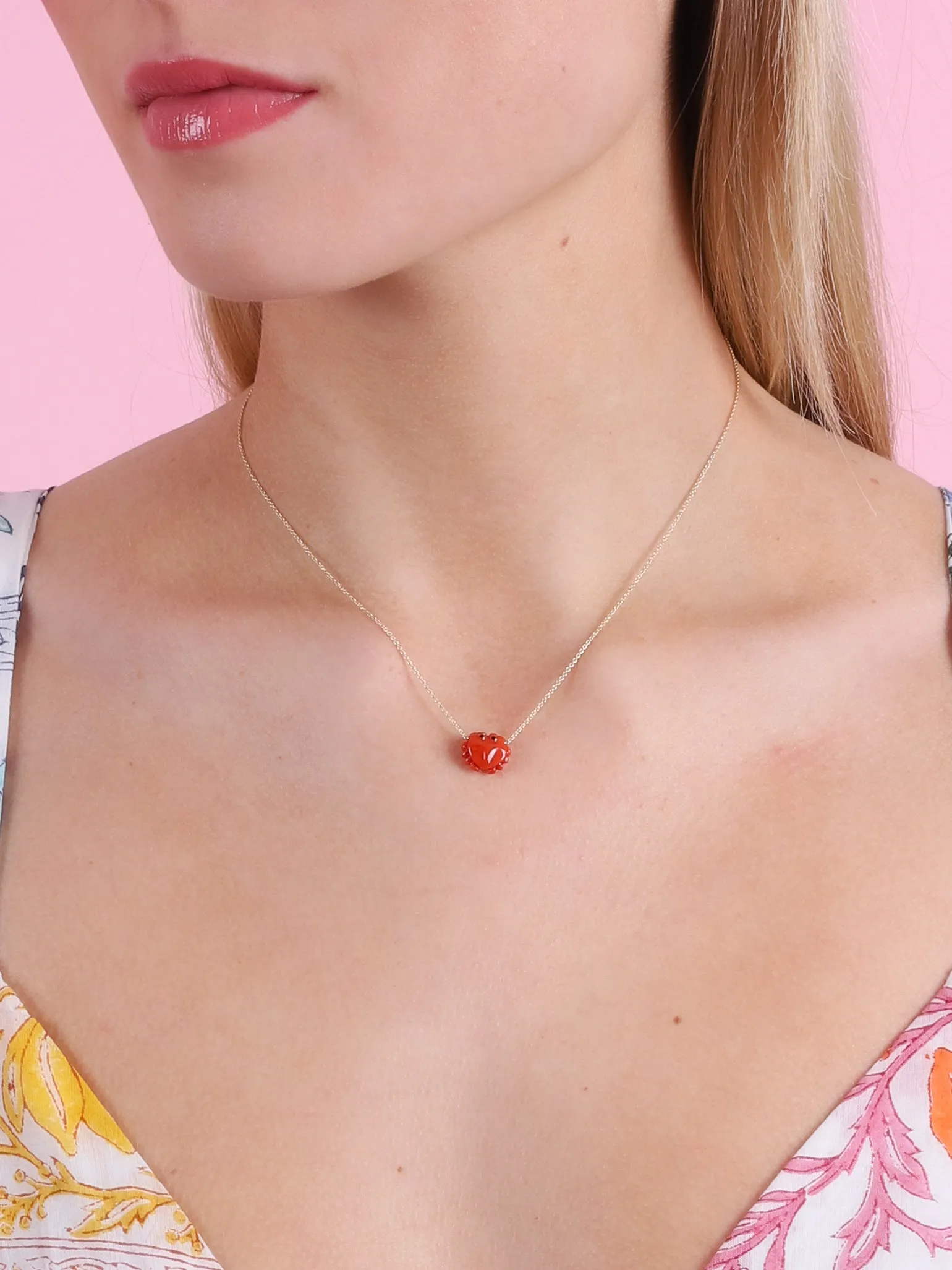 Mini Crab Necklace