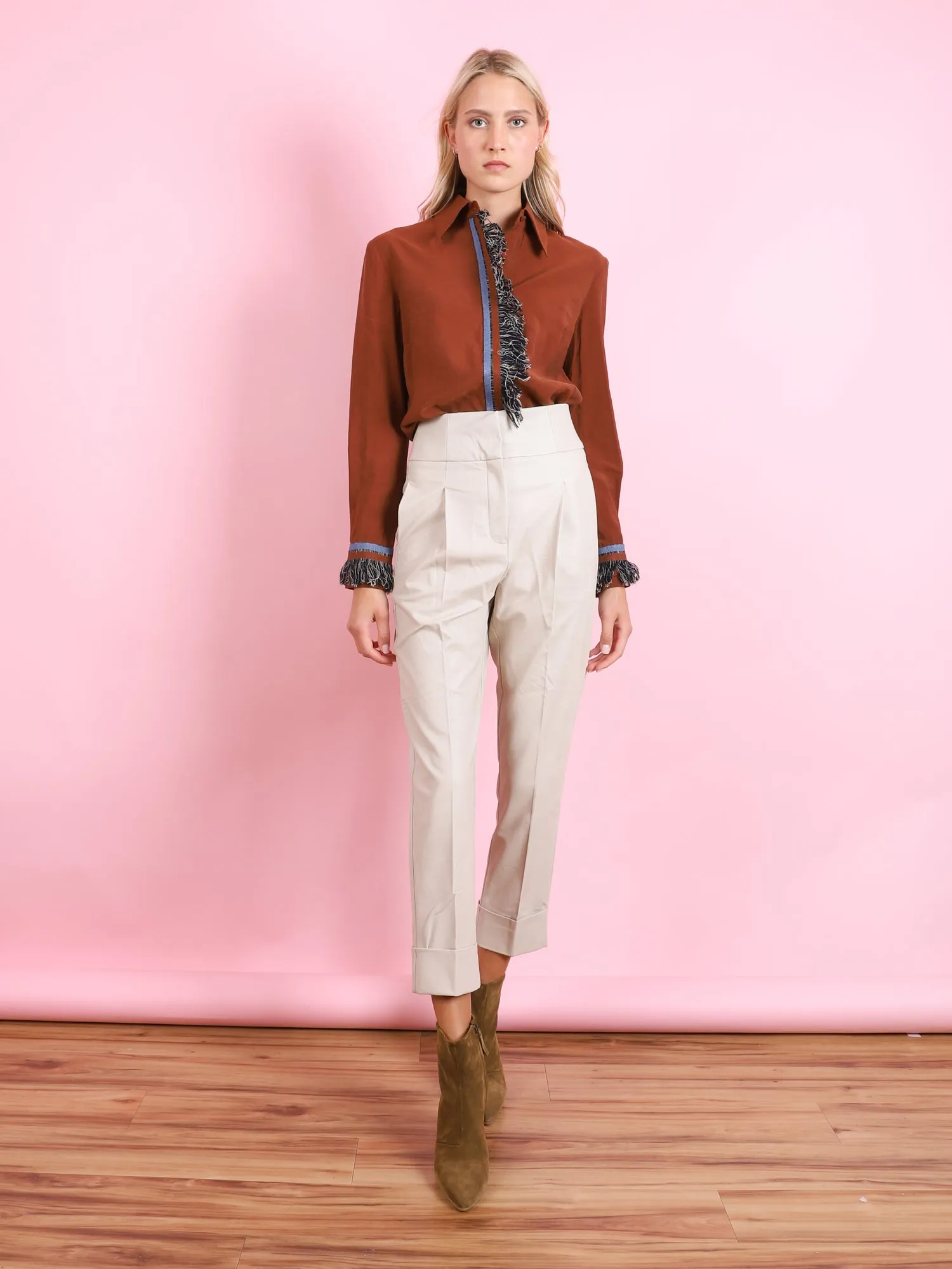 Moad Pant in Cream
