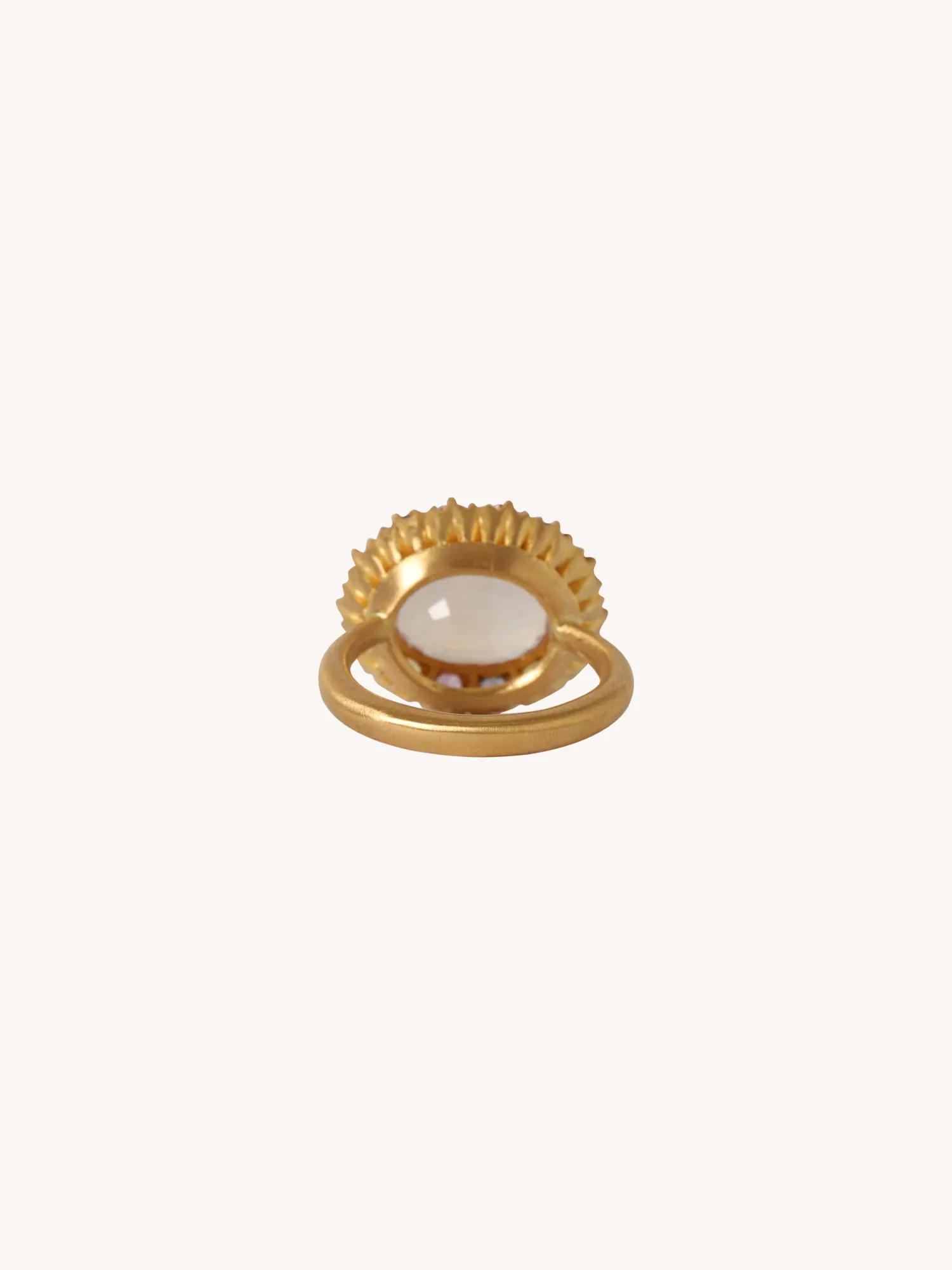 Moonstone Rainbow Ring