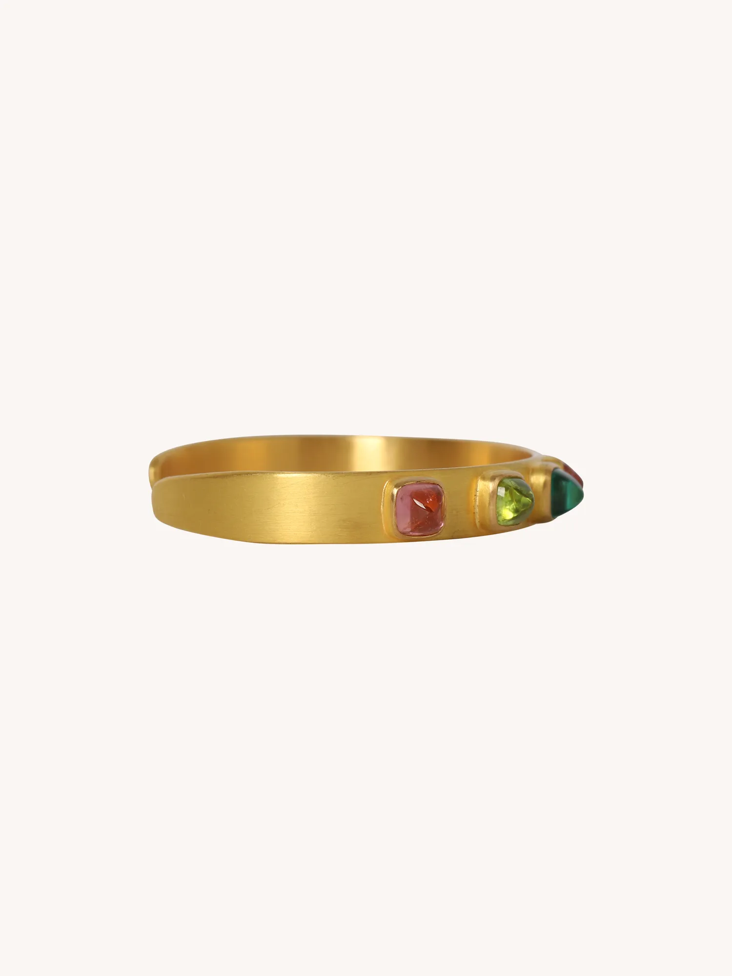 Multicolored Gemstone Cuff