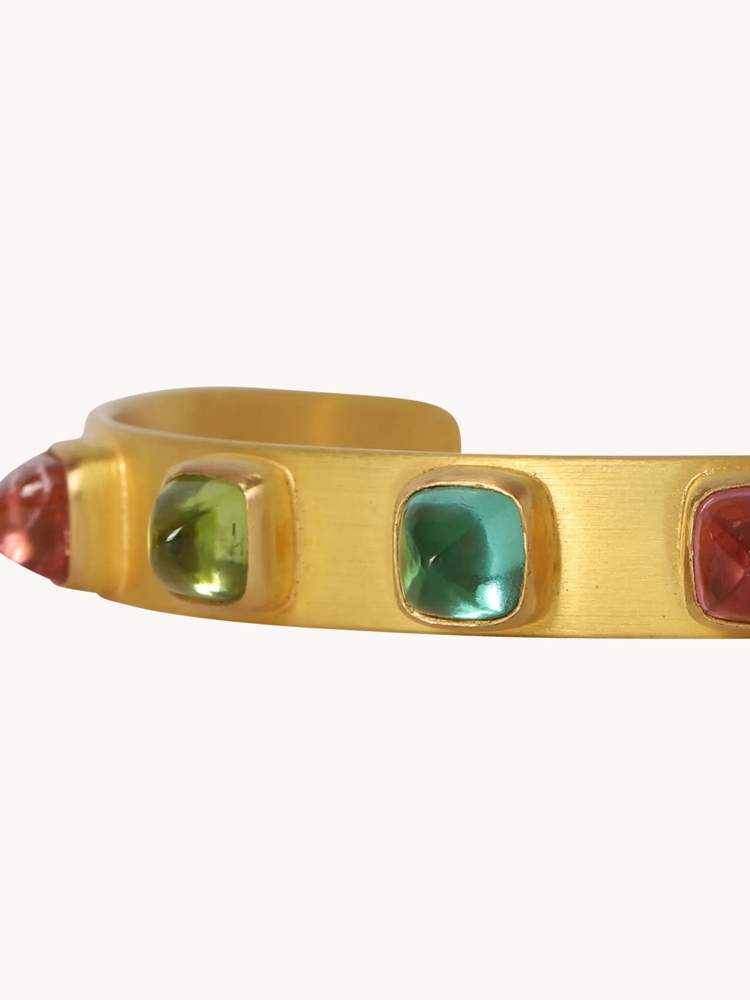 Multicolored Gemstone Cuff