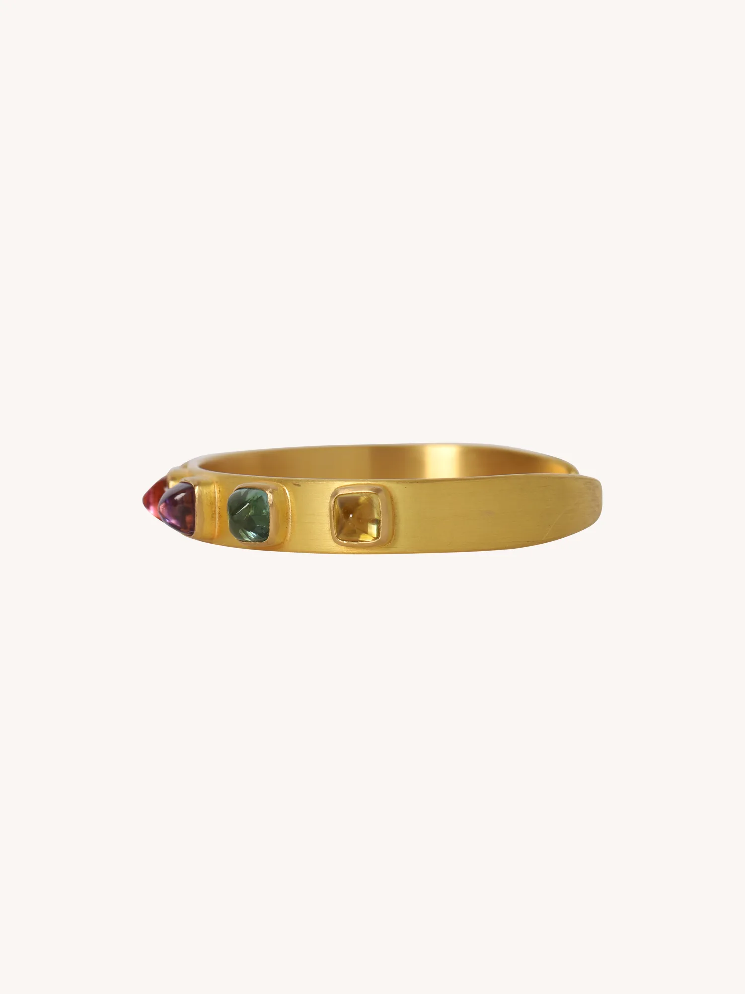 Multicolored Gemstone Cuff