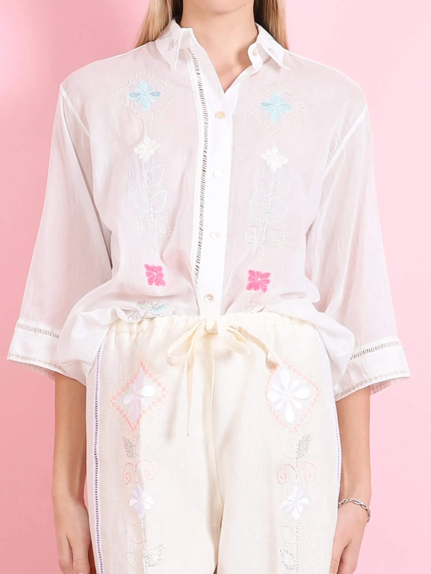 ONIRIC BLOSSOM VOILE SHIRT