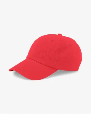Organic Cotton Cap - Red Tangerine