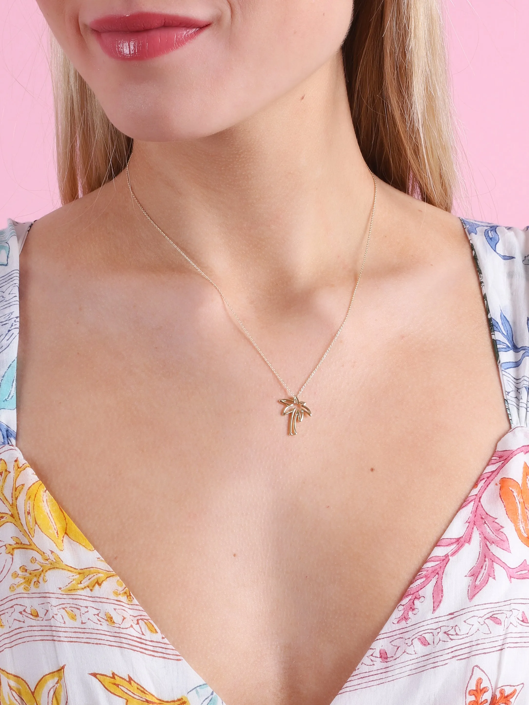 Palm Tree Necklace