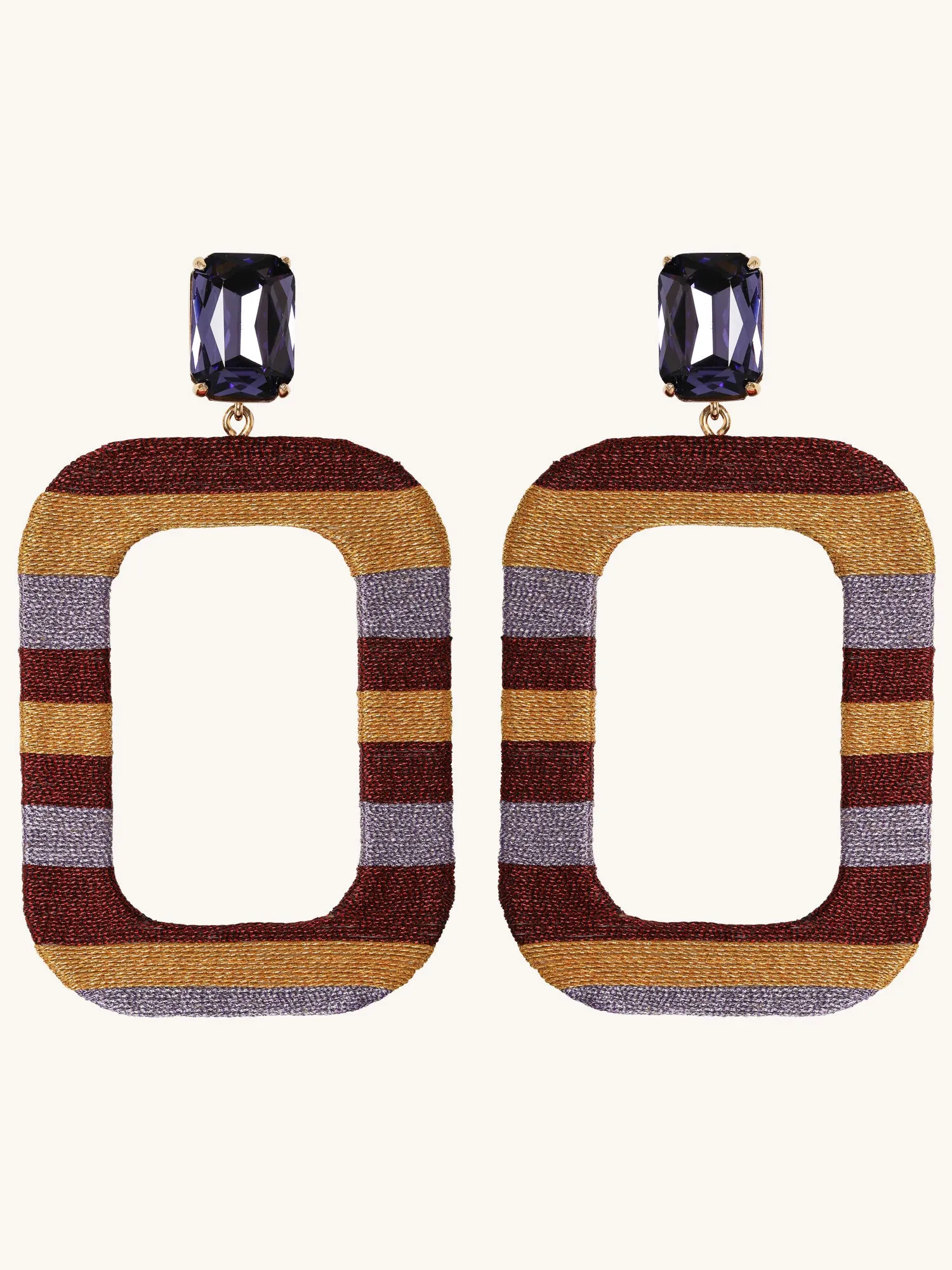 Paris Hoops in Burgundy