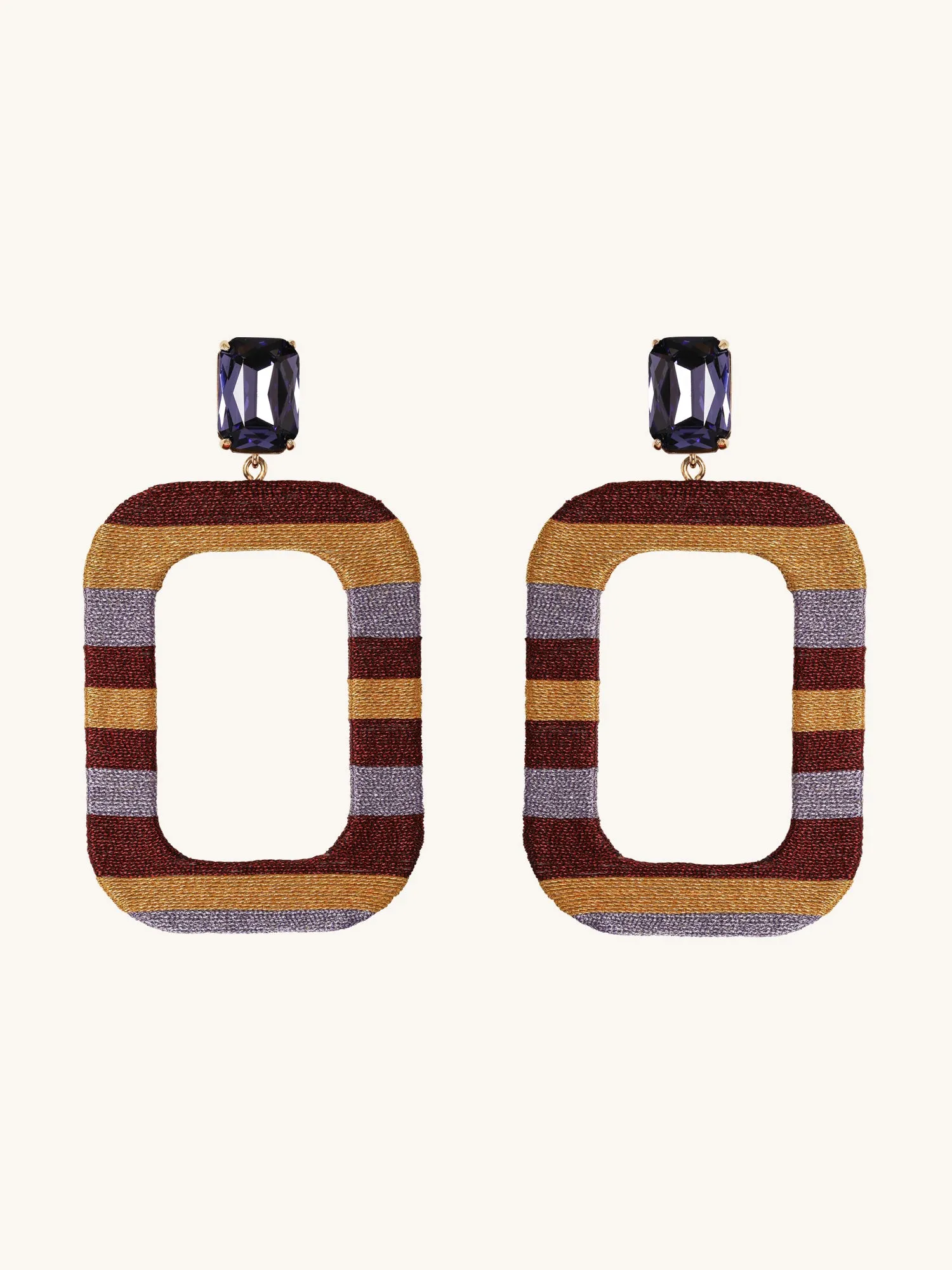 Paris Hoops in Burgundy