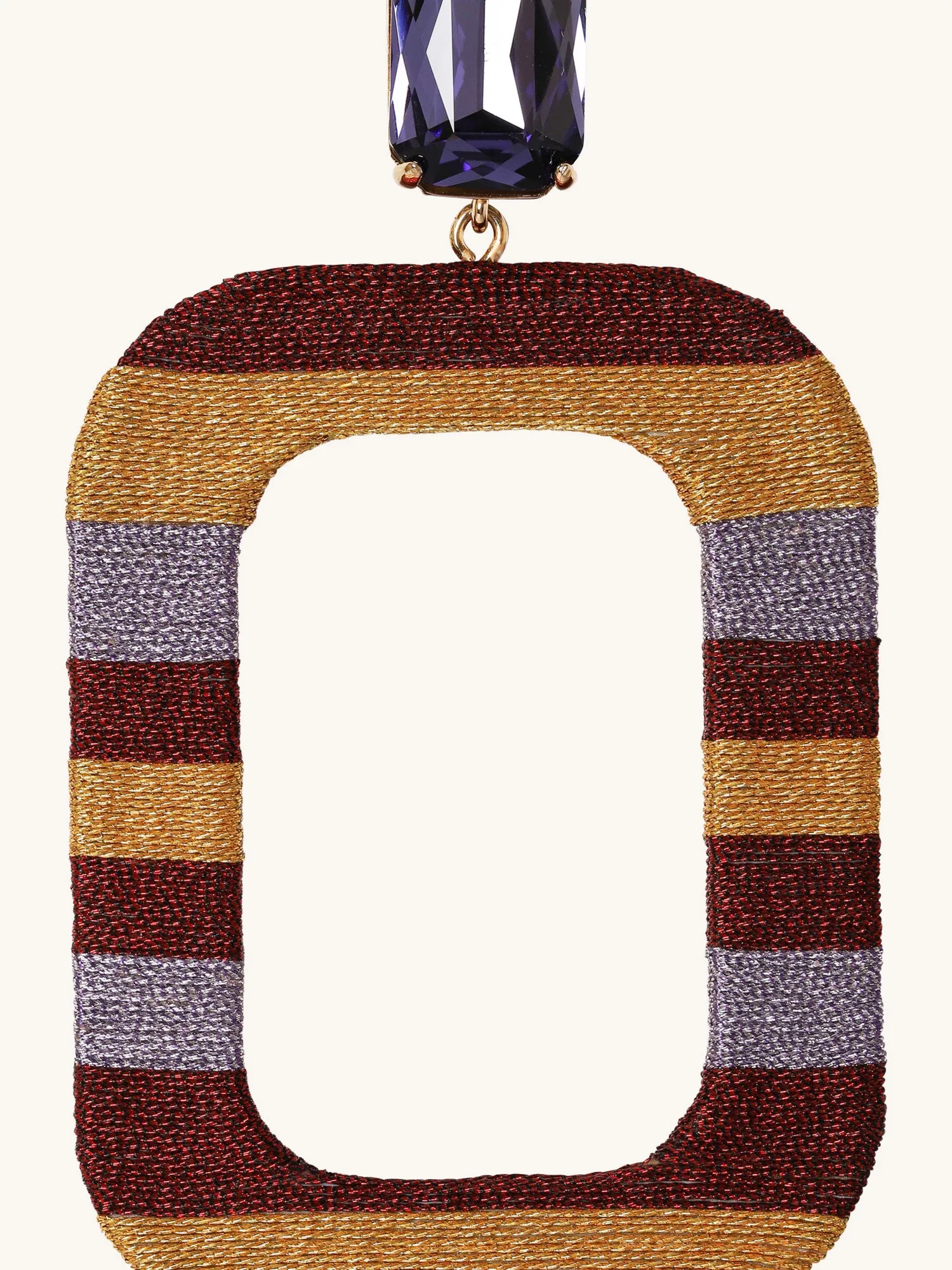 Paris Hoops in Burgundy