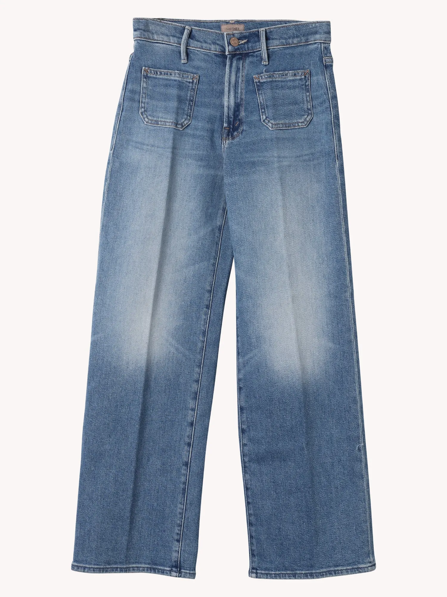 PATCH POCKET MID RISE MAVEN ANKLE JEAN IN AVANT GARDENER