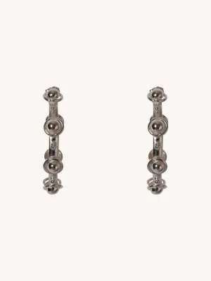 PETITE CANDY HOOP EARRINGS IN SILVER