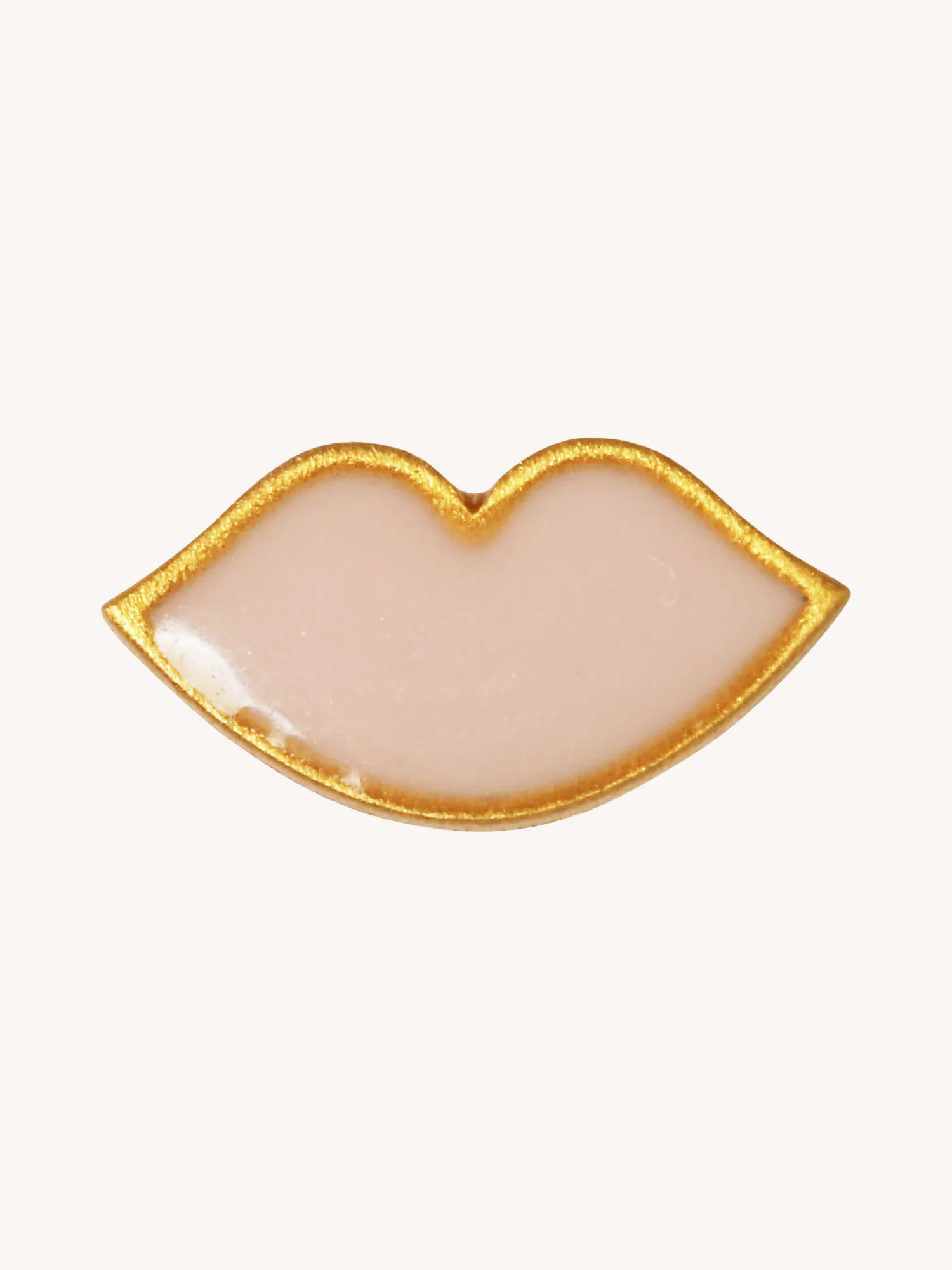 Pink Kiss Enamel Stud Earrings