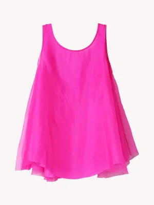 PINK ORGANZA SWING TOP
