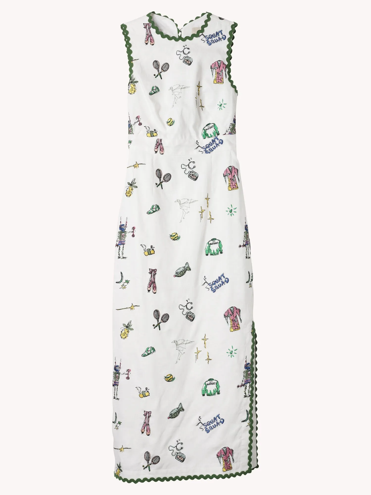 Play Embroidered Midi Dress