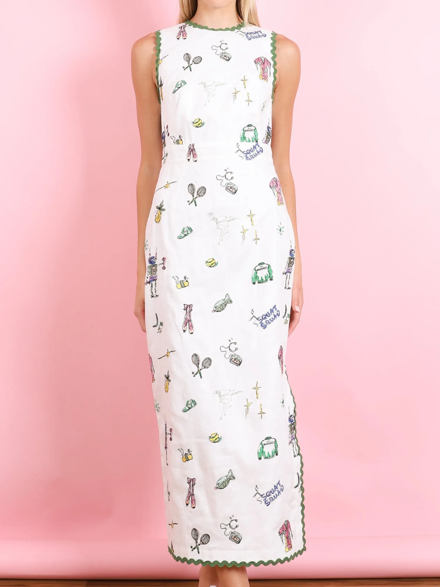 Play Embroidered Midi Dress