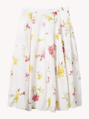 PLEATED MIDI SKIRT