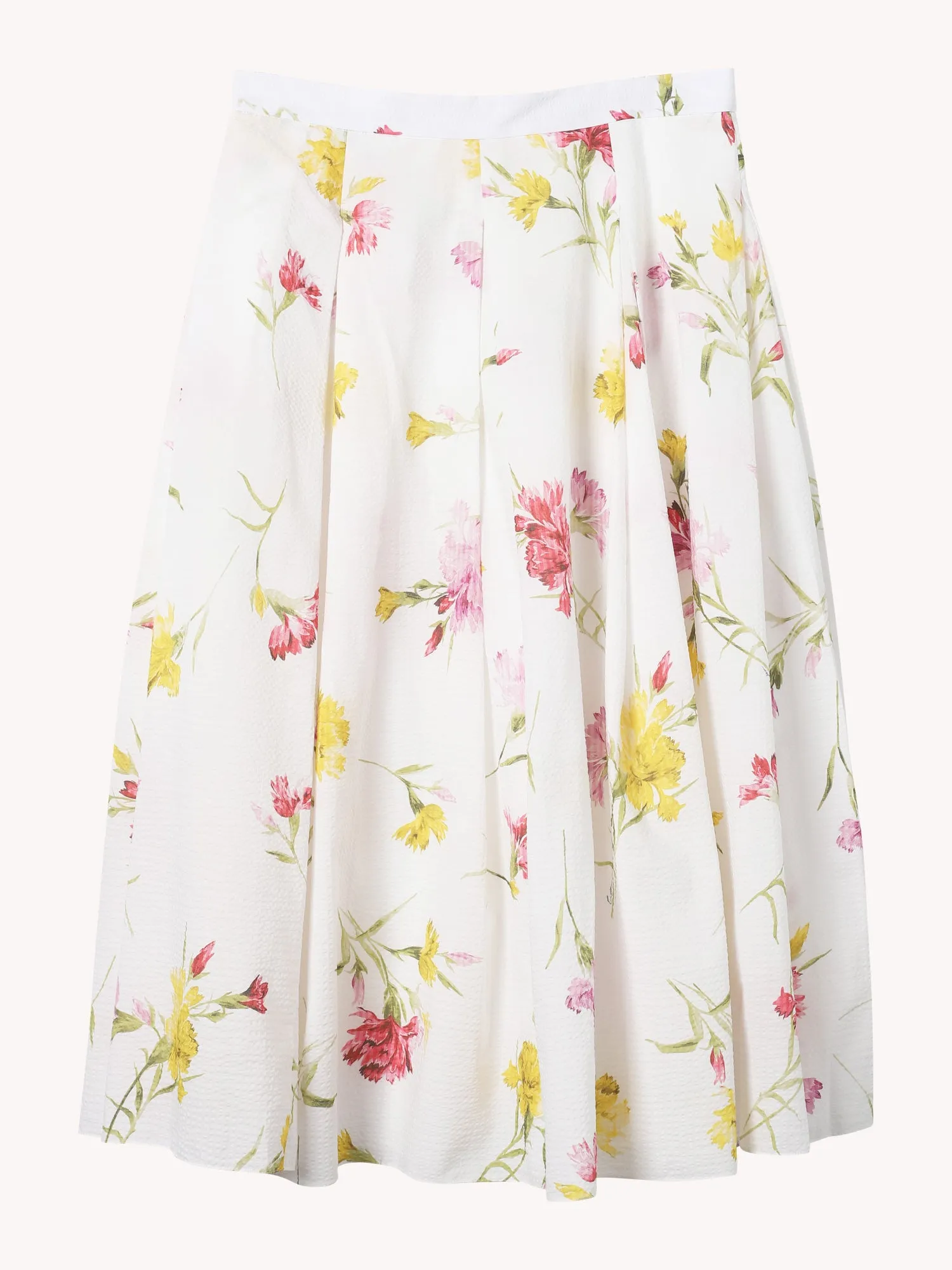 PLEATED MIDI SKIRT