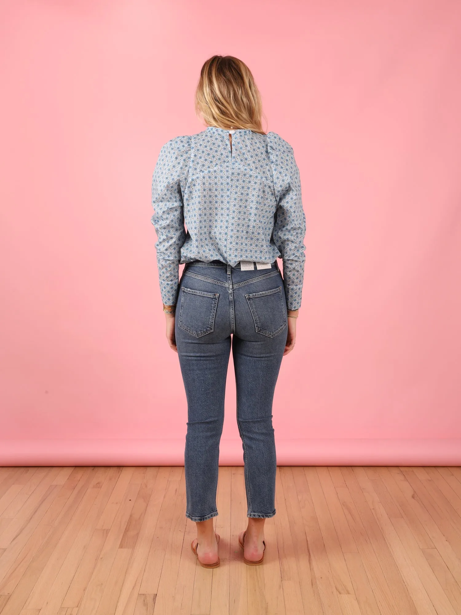 Riley Crop Jean in Transfer
