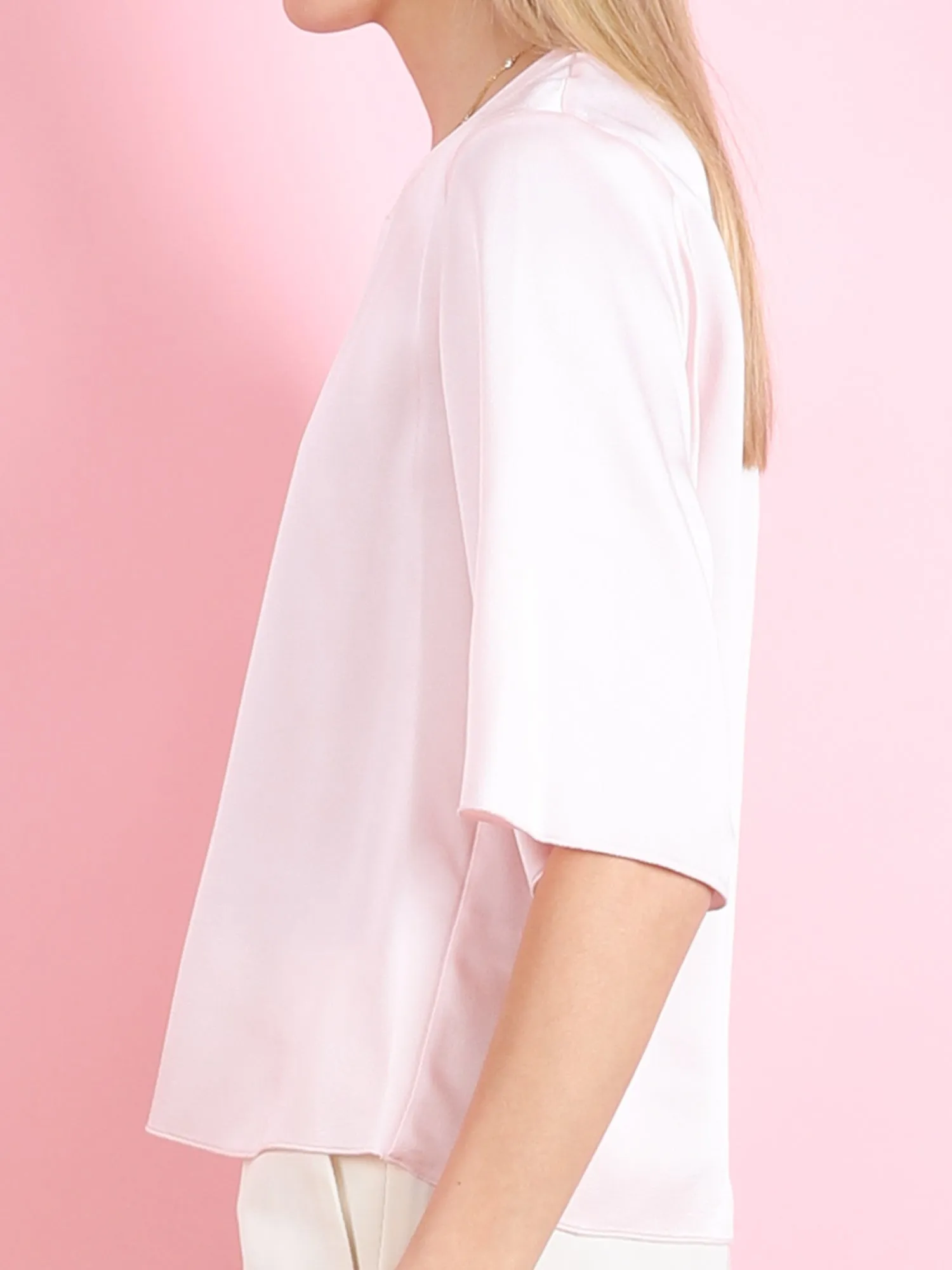 SATIN T-SHIRT