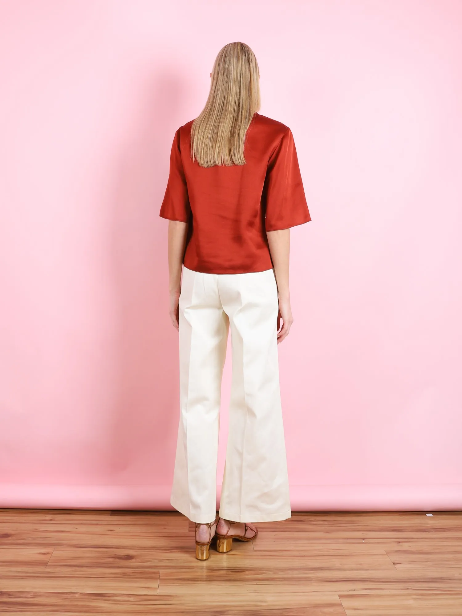 SATIN T-SHIRT