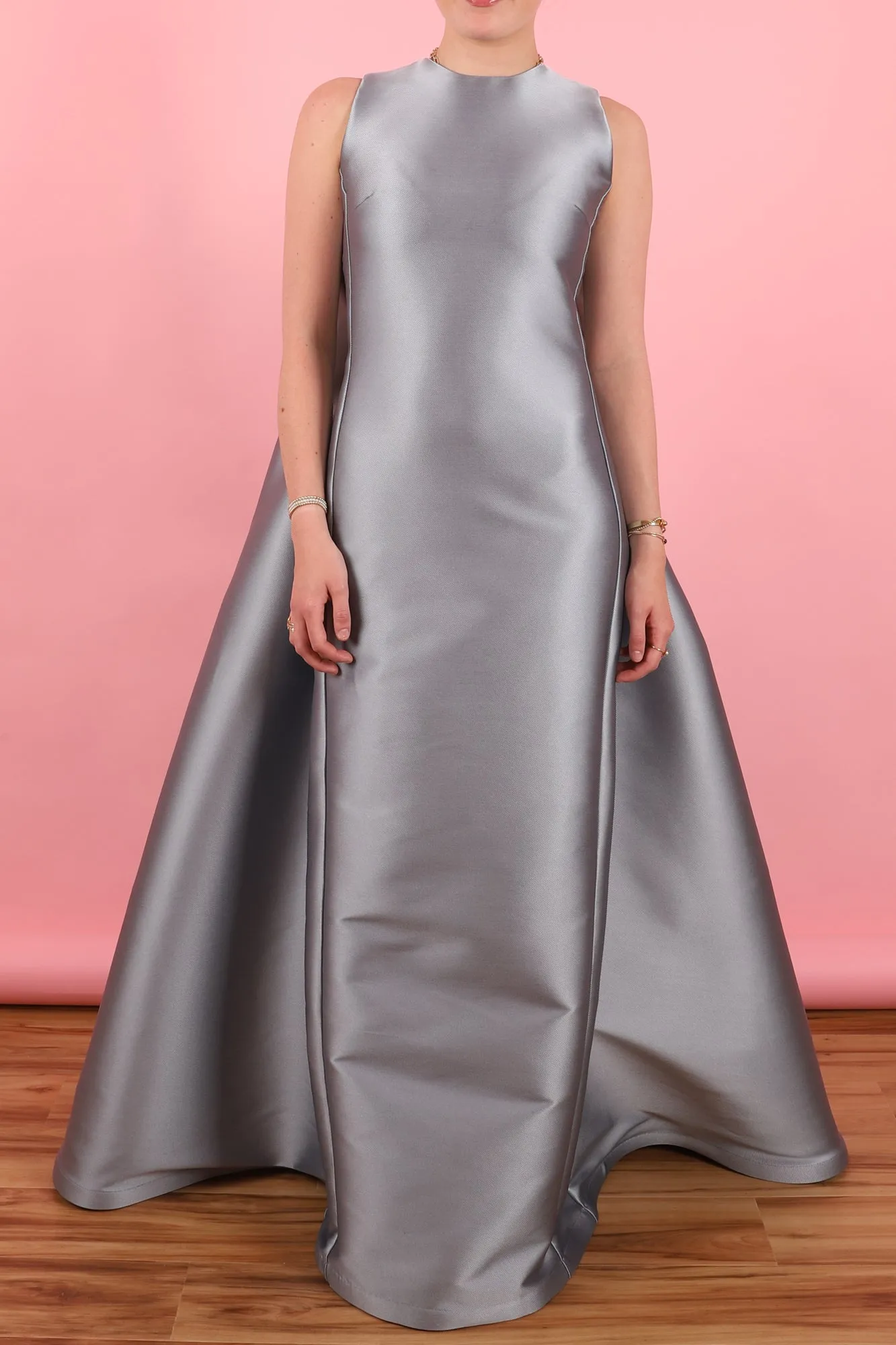 Satin Twill Alex Evening Dress