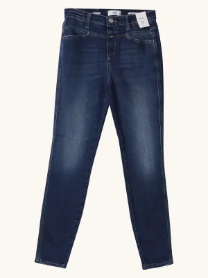 Skinny Pusher Jean in Dark Blue