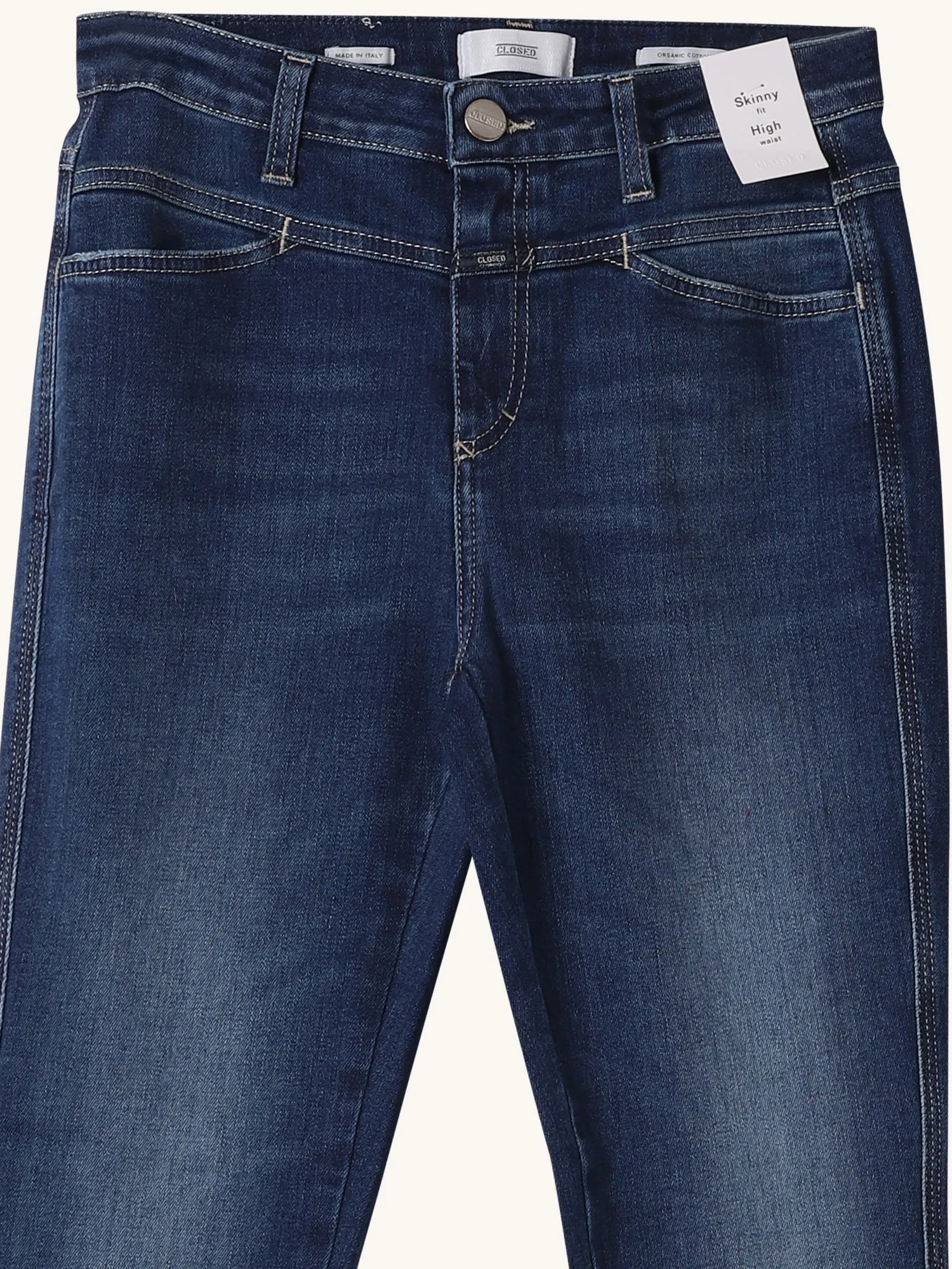 Skinny Pusher Jean in Dark Blue