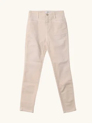 Skinny Pusher Jean in Ivory