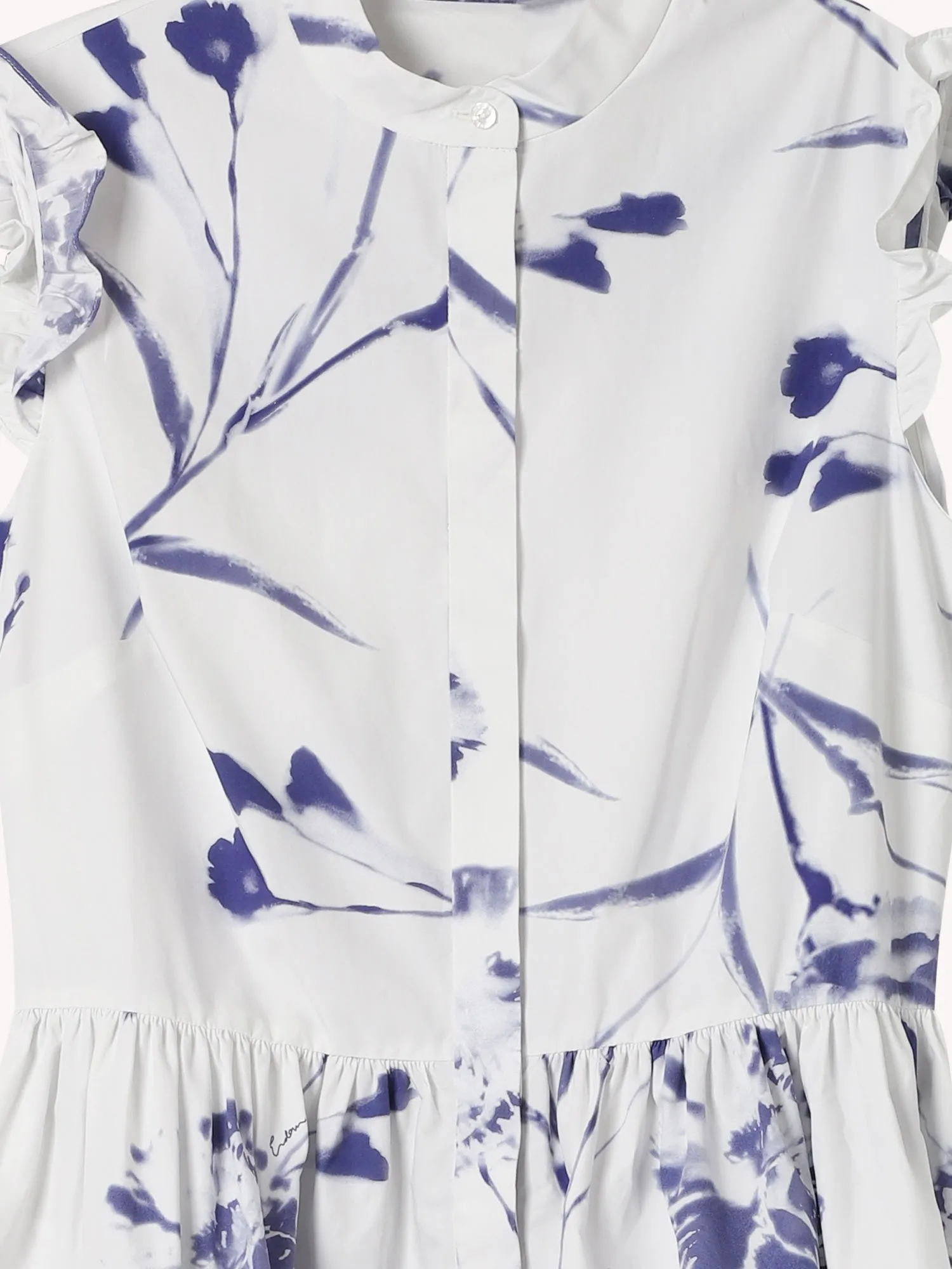 SLEEVELESS FLARED MIDI DRESS