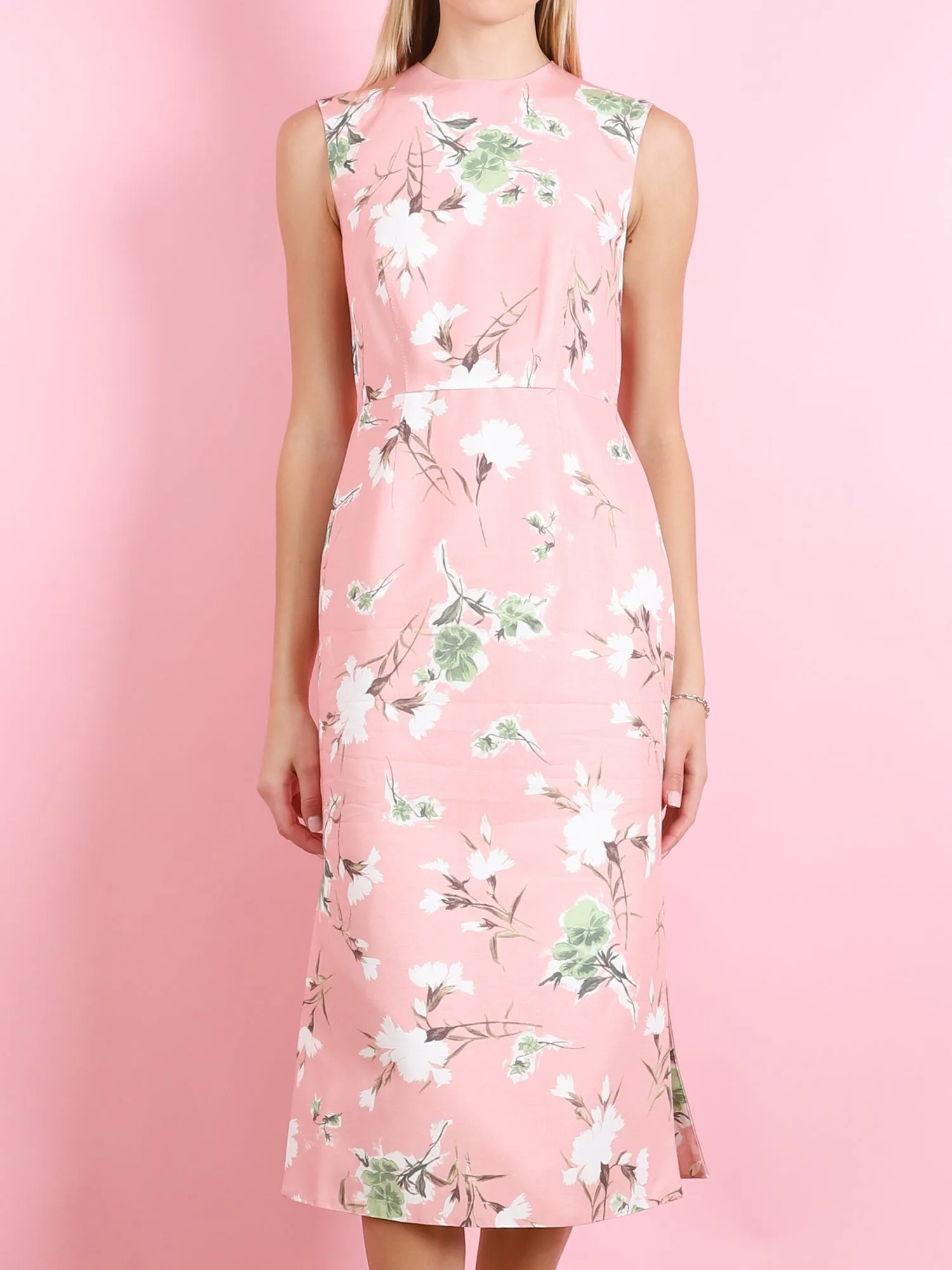 SLEEVELESS MIDI PENCIL DRESS