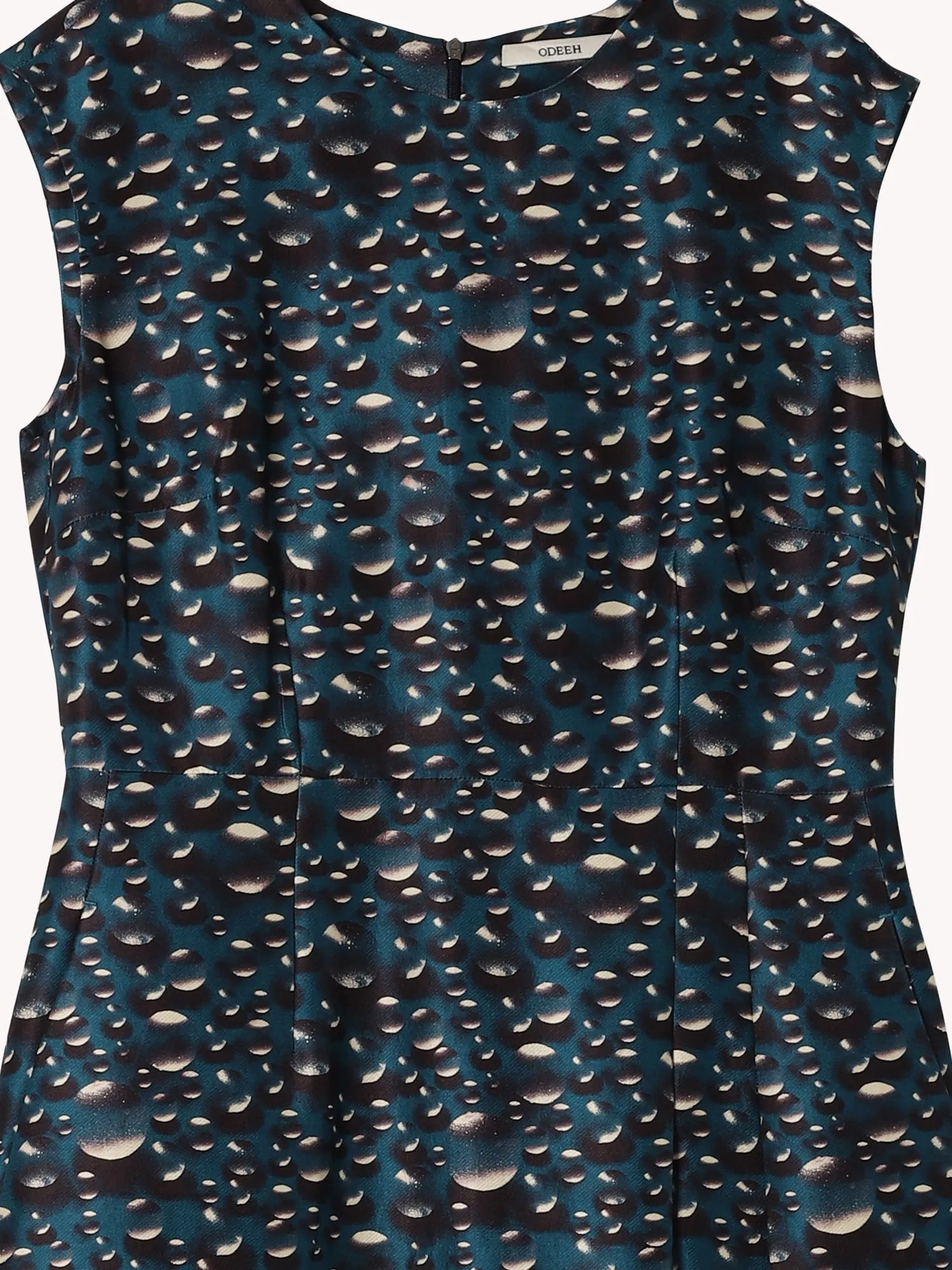 Sleeveless Peacock Dress