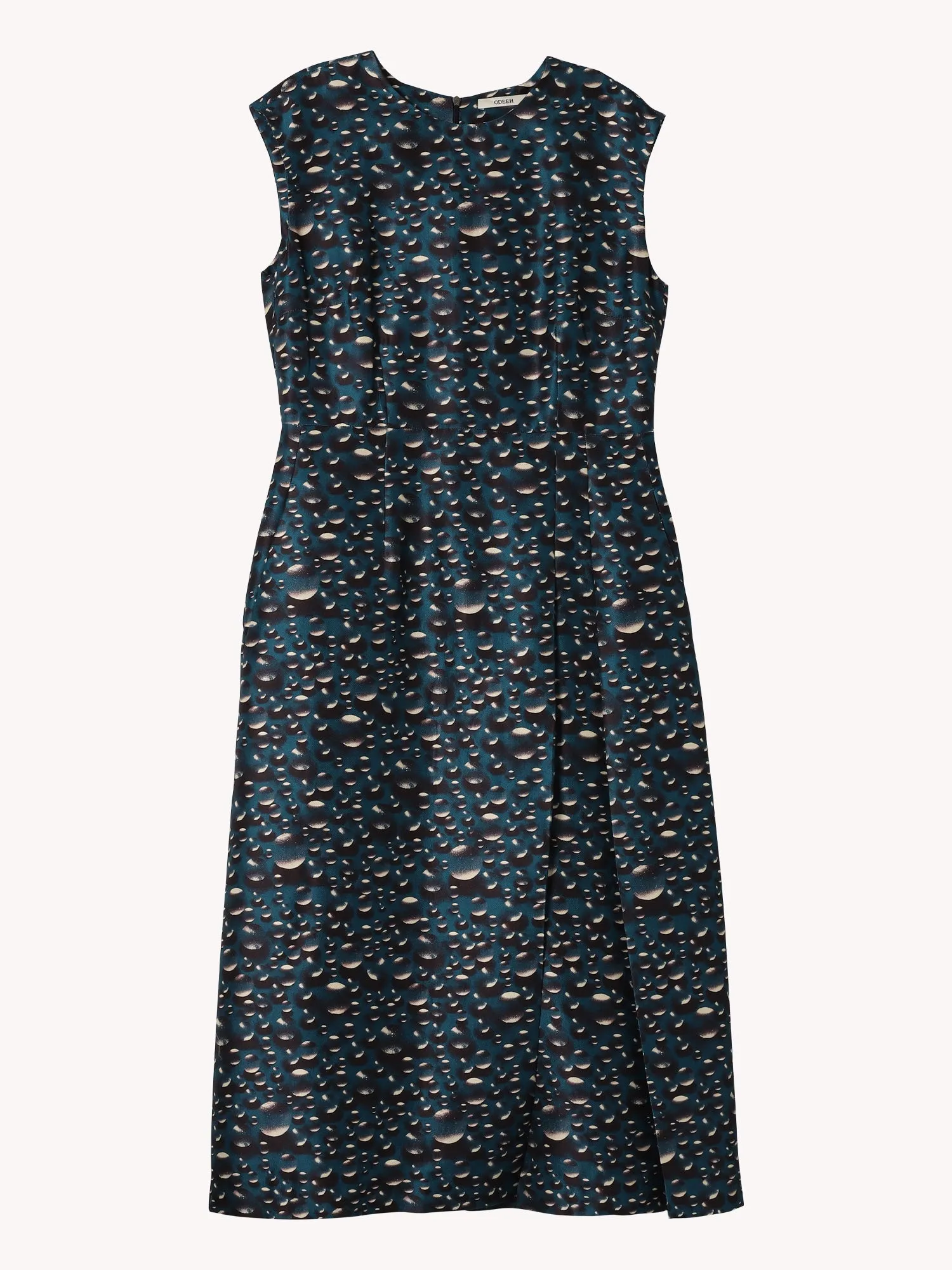 Sleeveless Peacock Dress