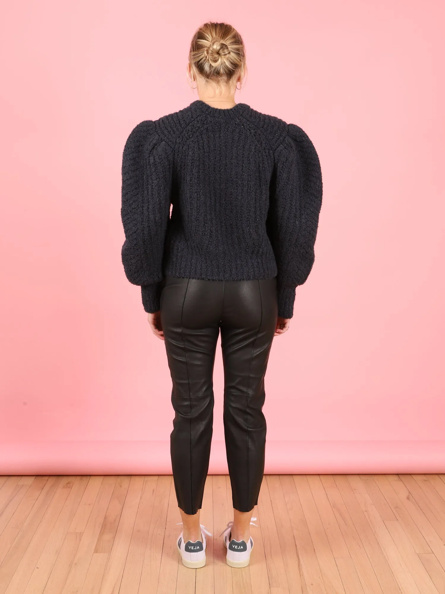 Slim Leather Jogger