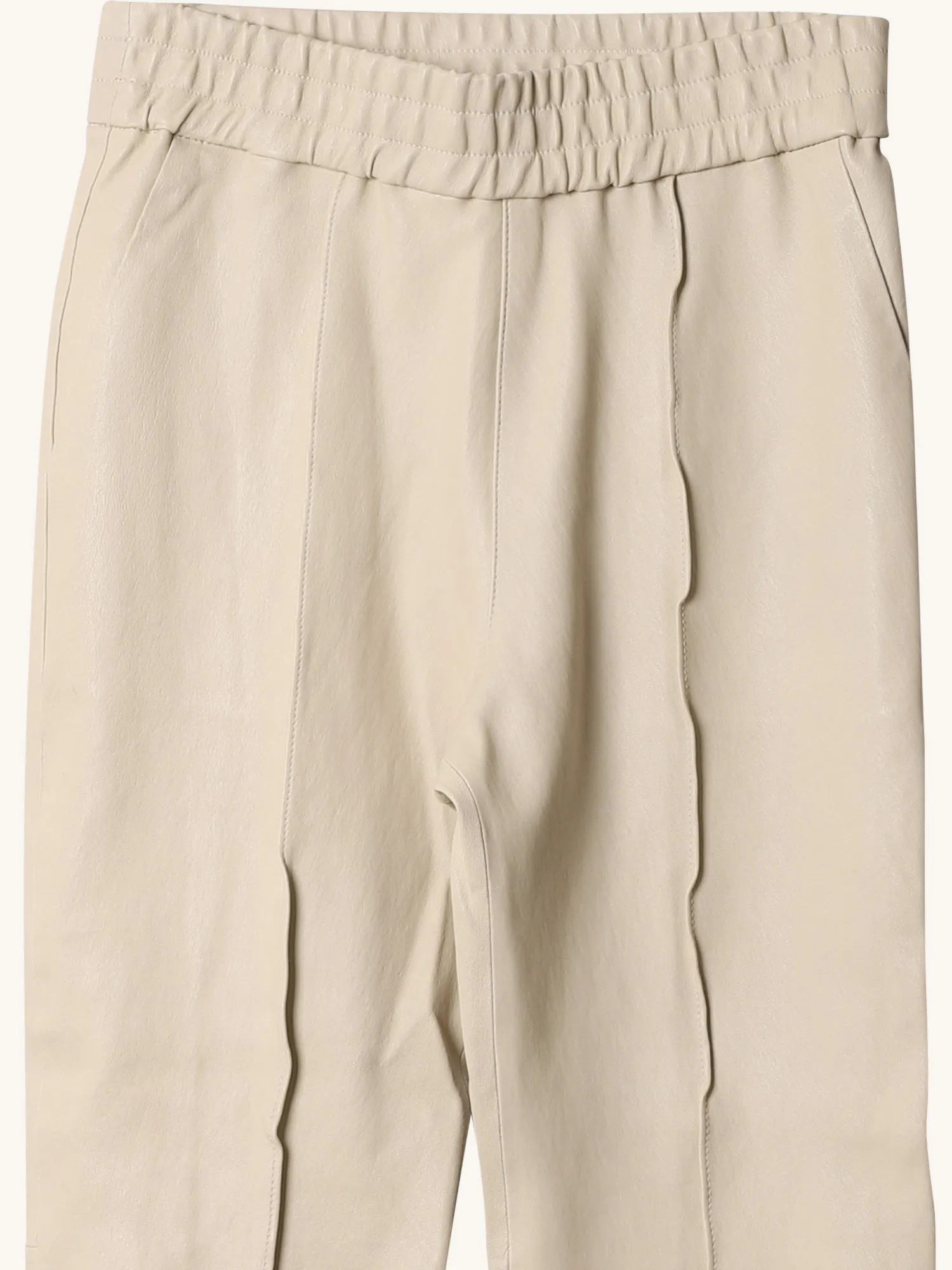 Slim Leather Jogger
