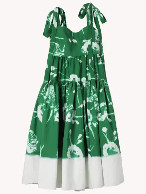 STRAPPY FIT AND FLARE MIDI DRESS