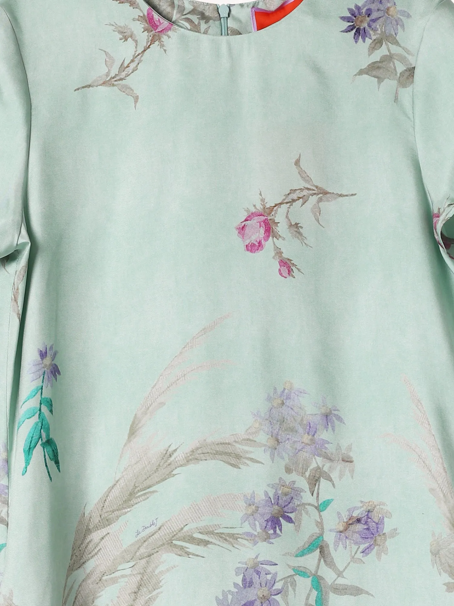 SWING DRESS WITH FEATHERS
