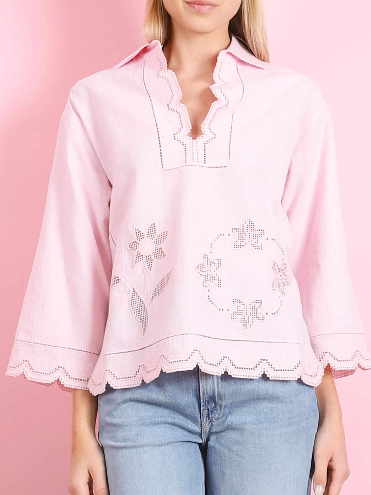 TABLE CLOTH LACE TOP